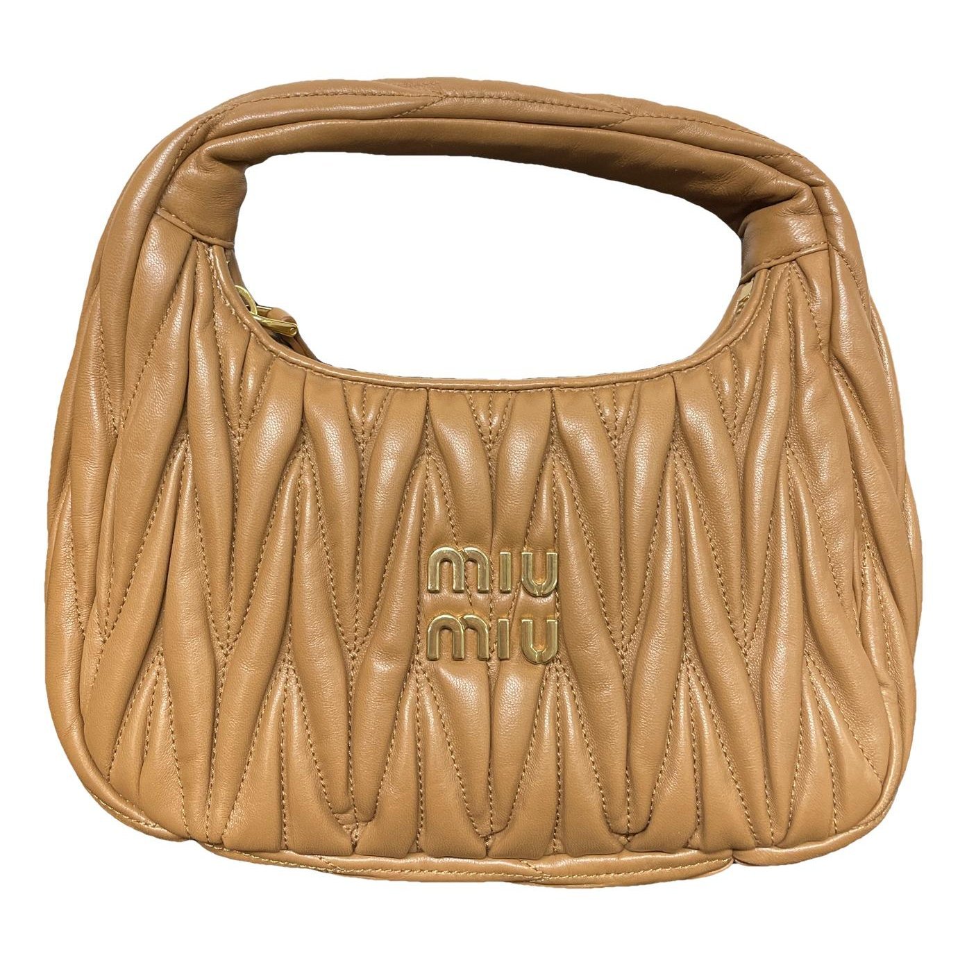 Miu Wander leather handbag