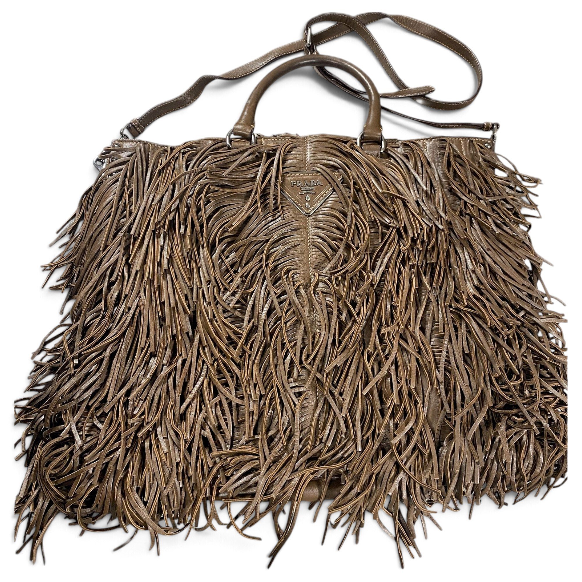 Leather tote