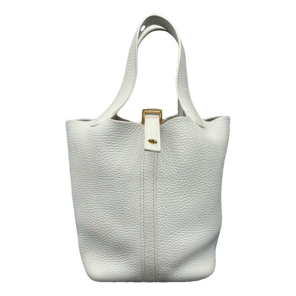 Picotin leather handbag
