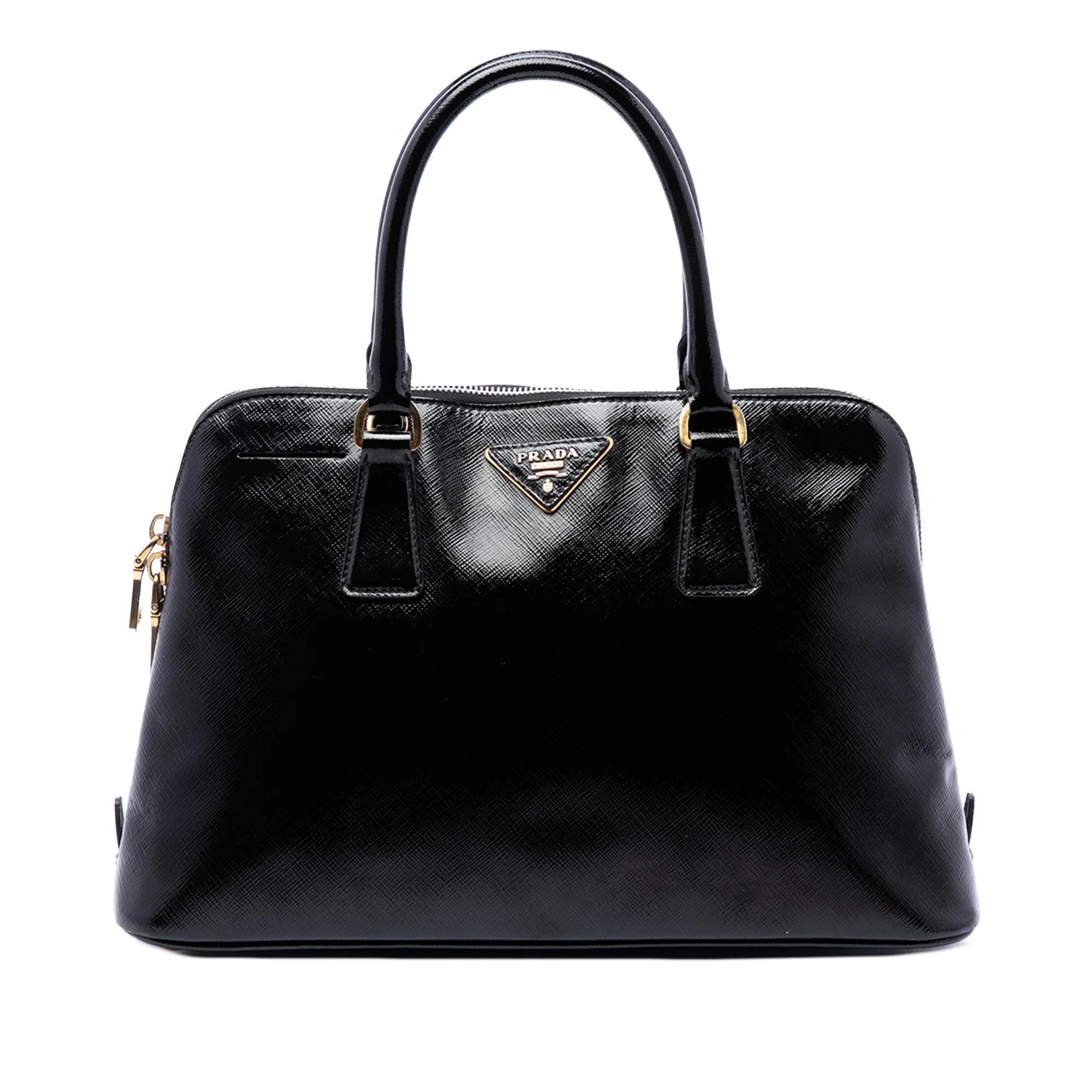 Promenade leather handbag