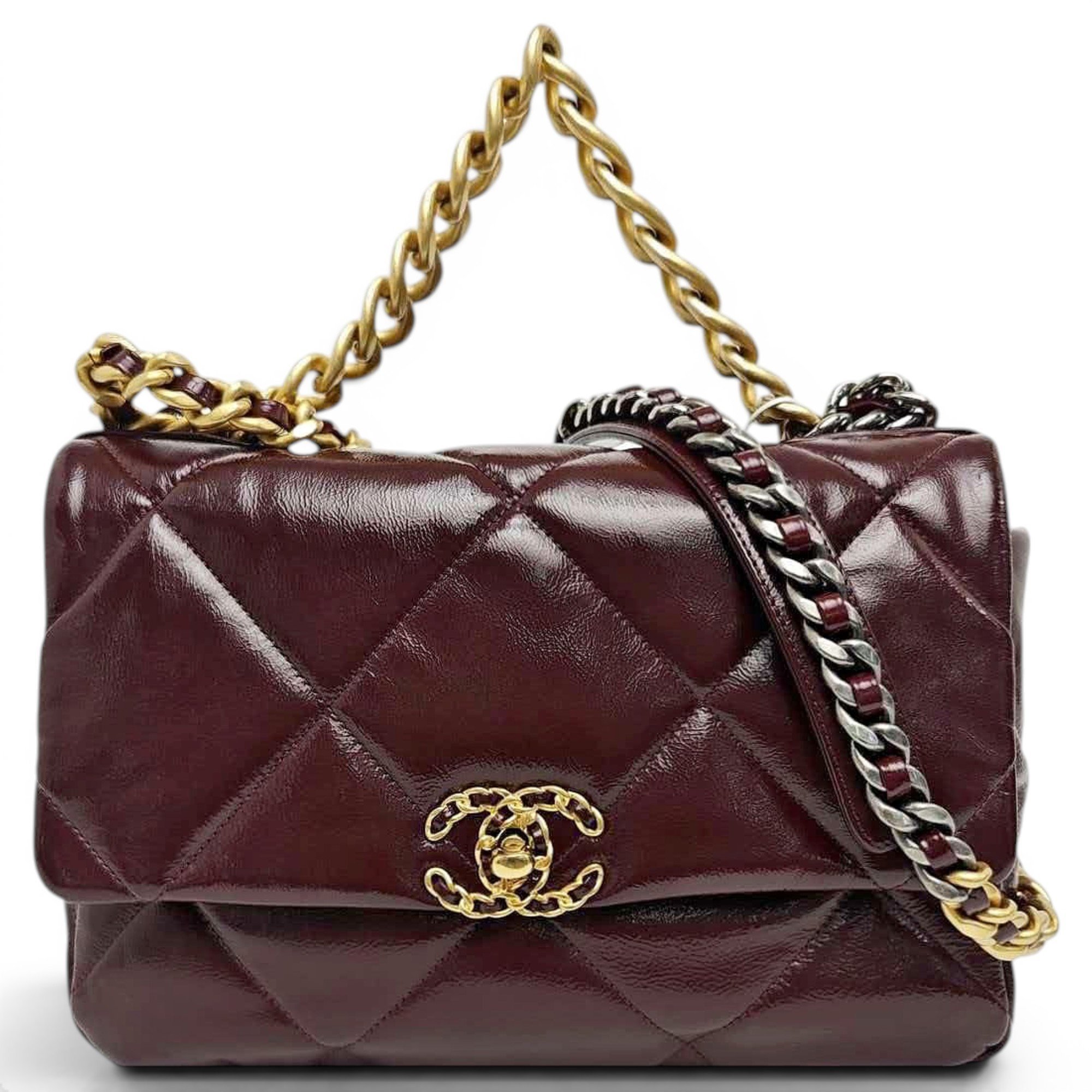 Chanel 19 leather handbag