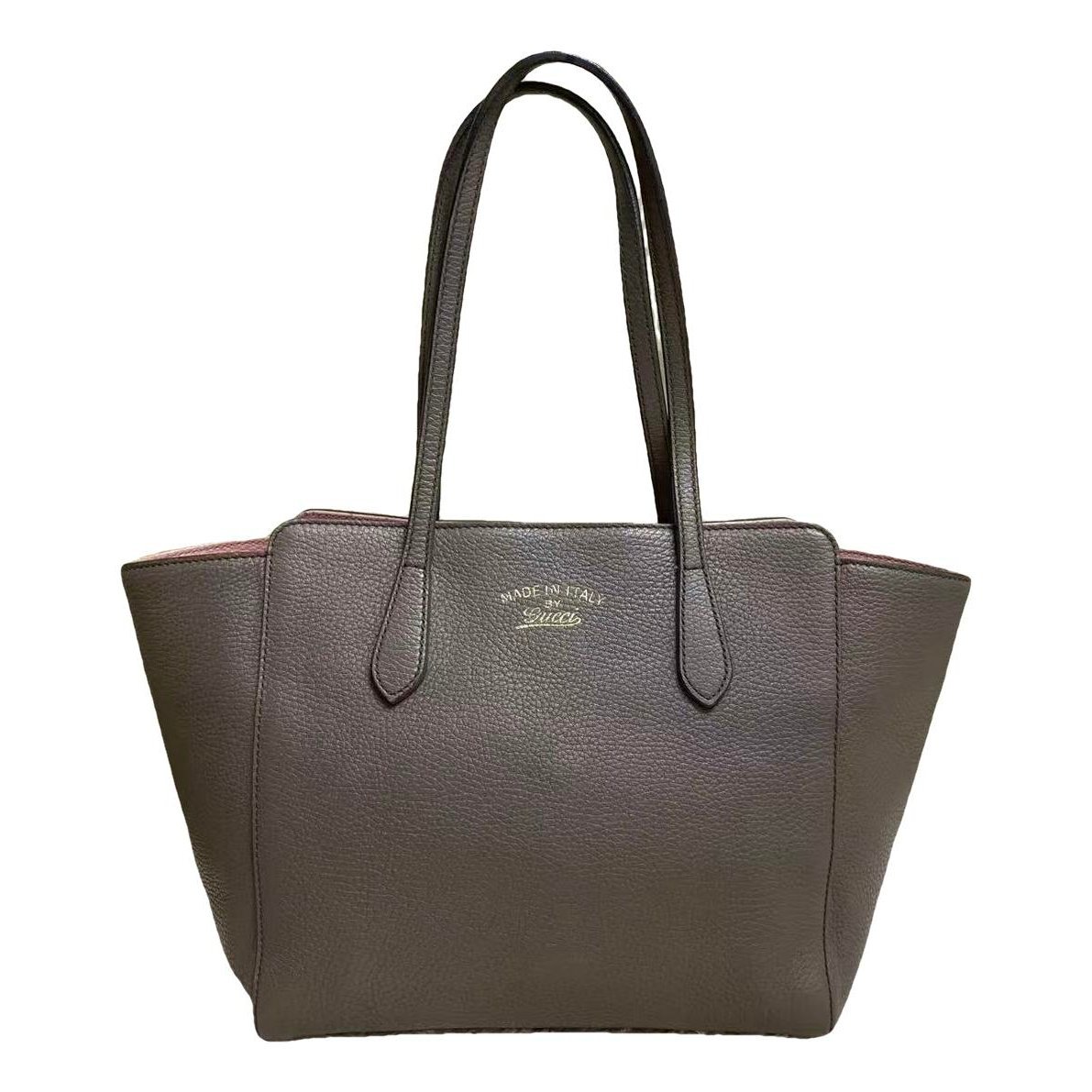 Swing leather tote