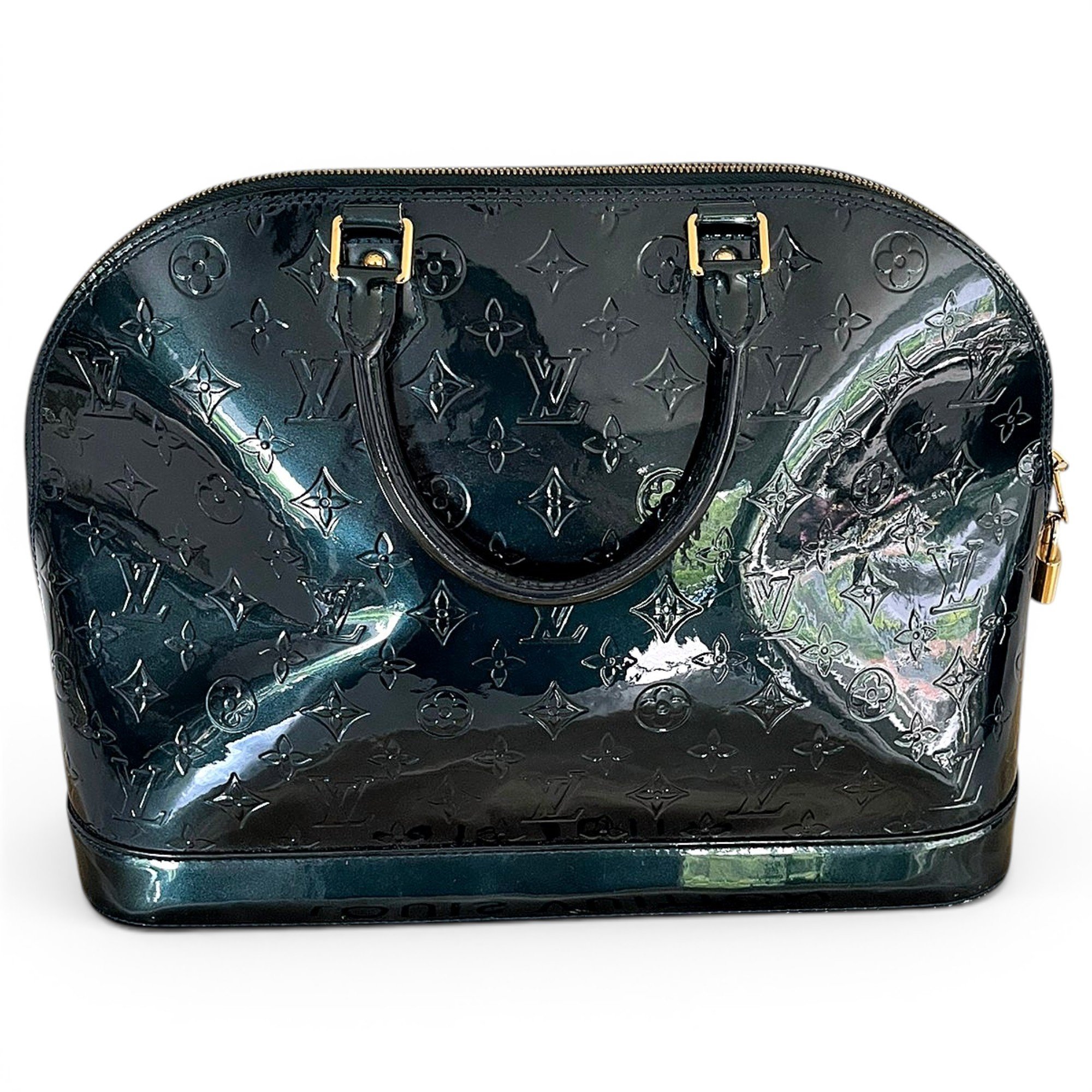 Alma patent leather handbag