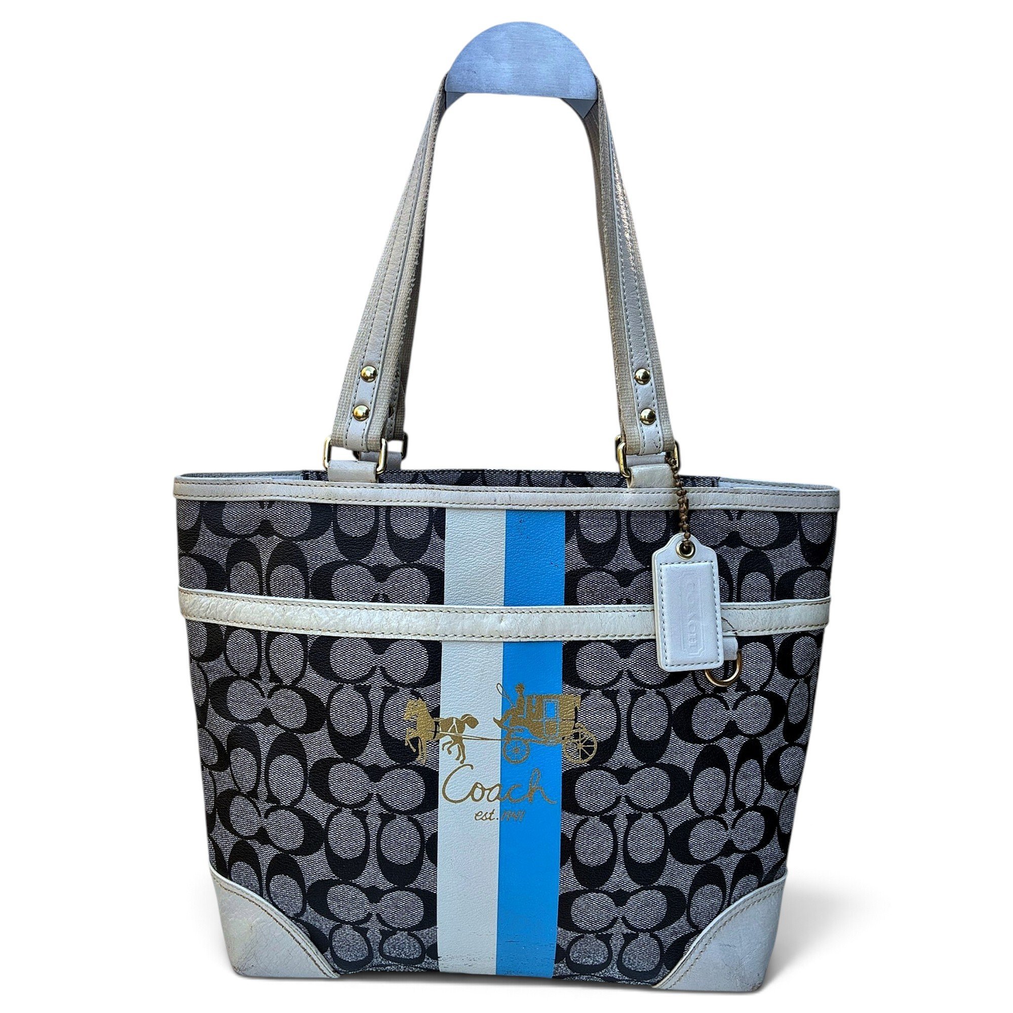 Coach Signature Sufflette leather tote