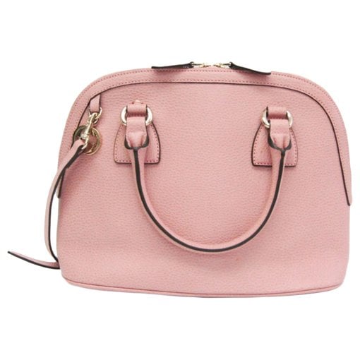 Dôme leather handbag