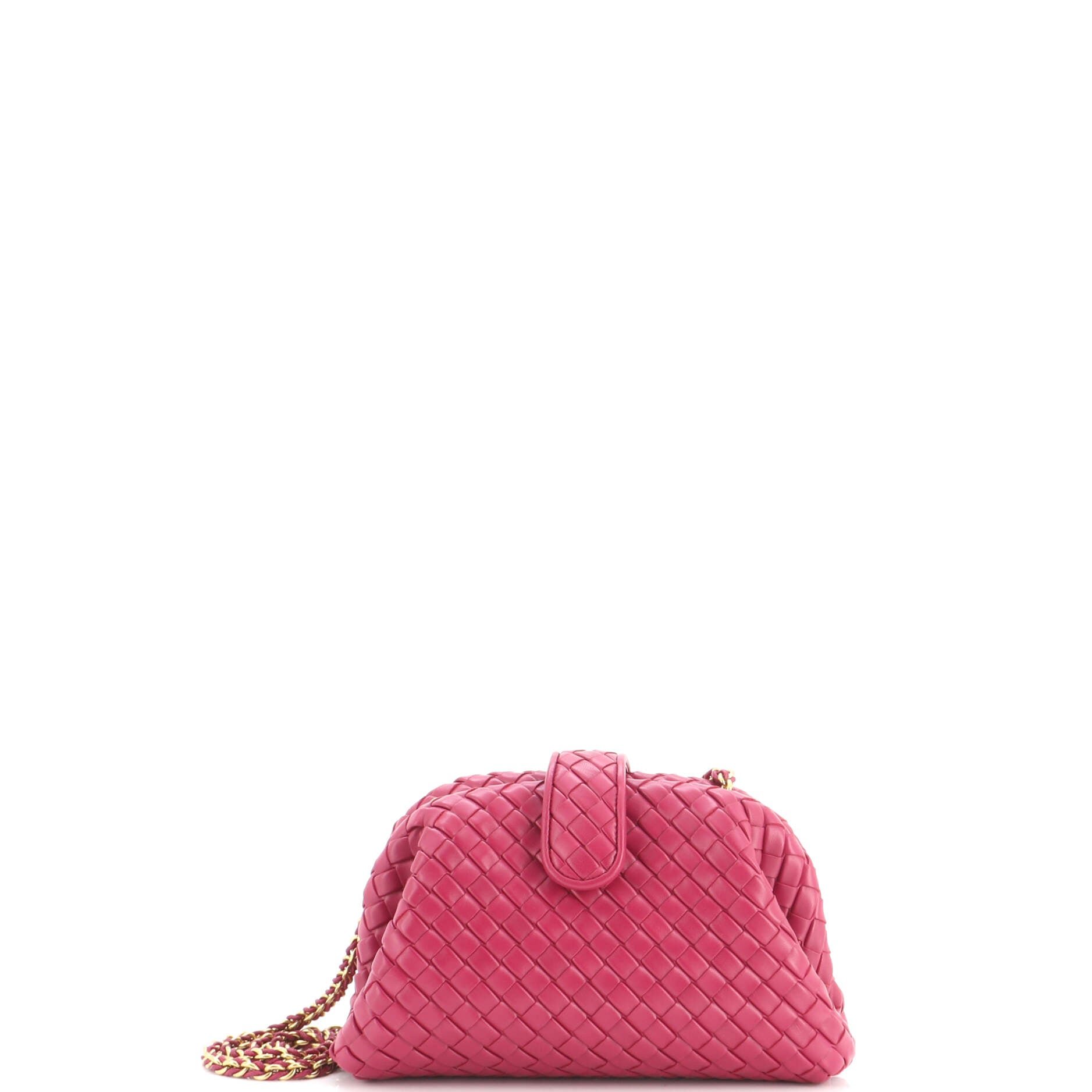 Lauren 1980 Clutch with Chain Intrecciato Nappa Teen