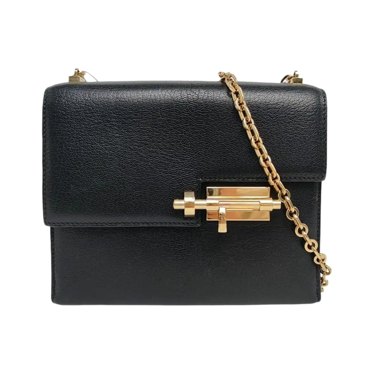 Verrou leather crossbody bag