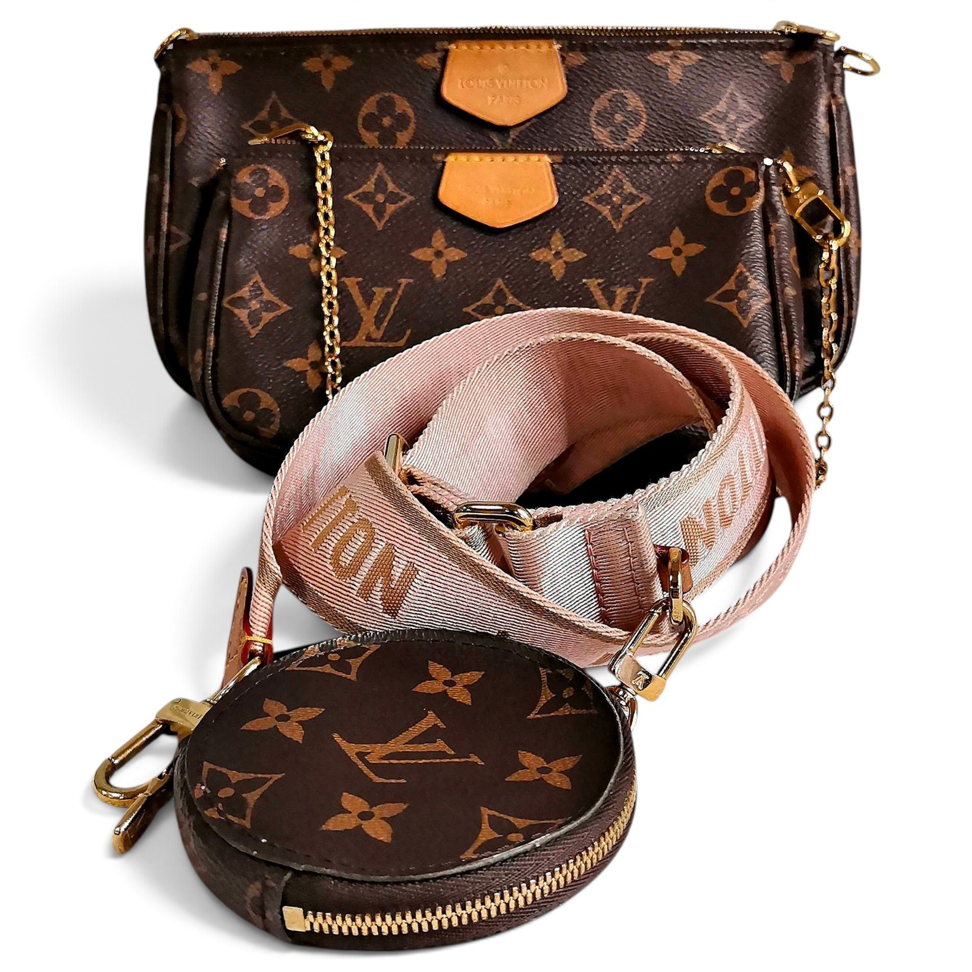 Multi Pochette Accessoires leather handbag