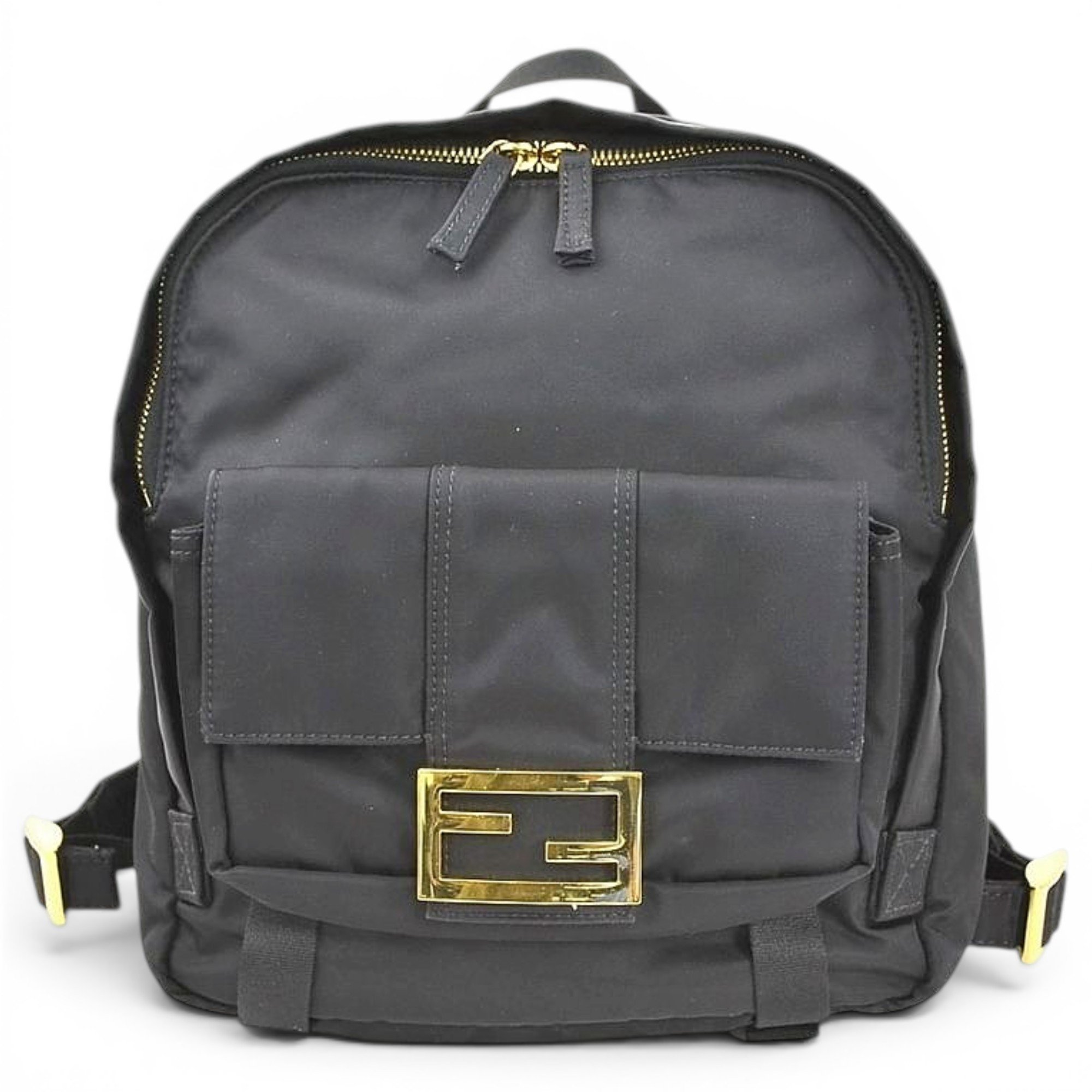 Leather backpack