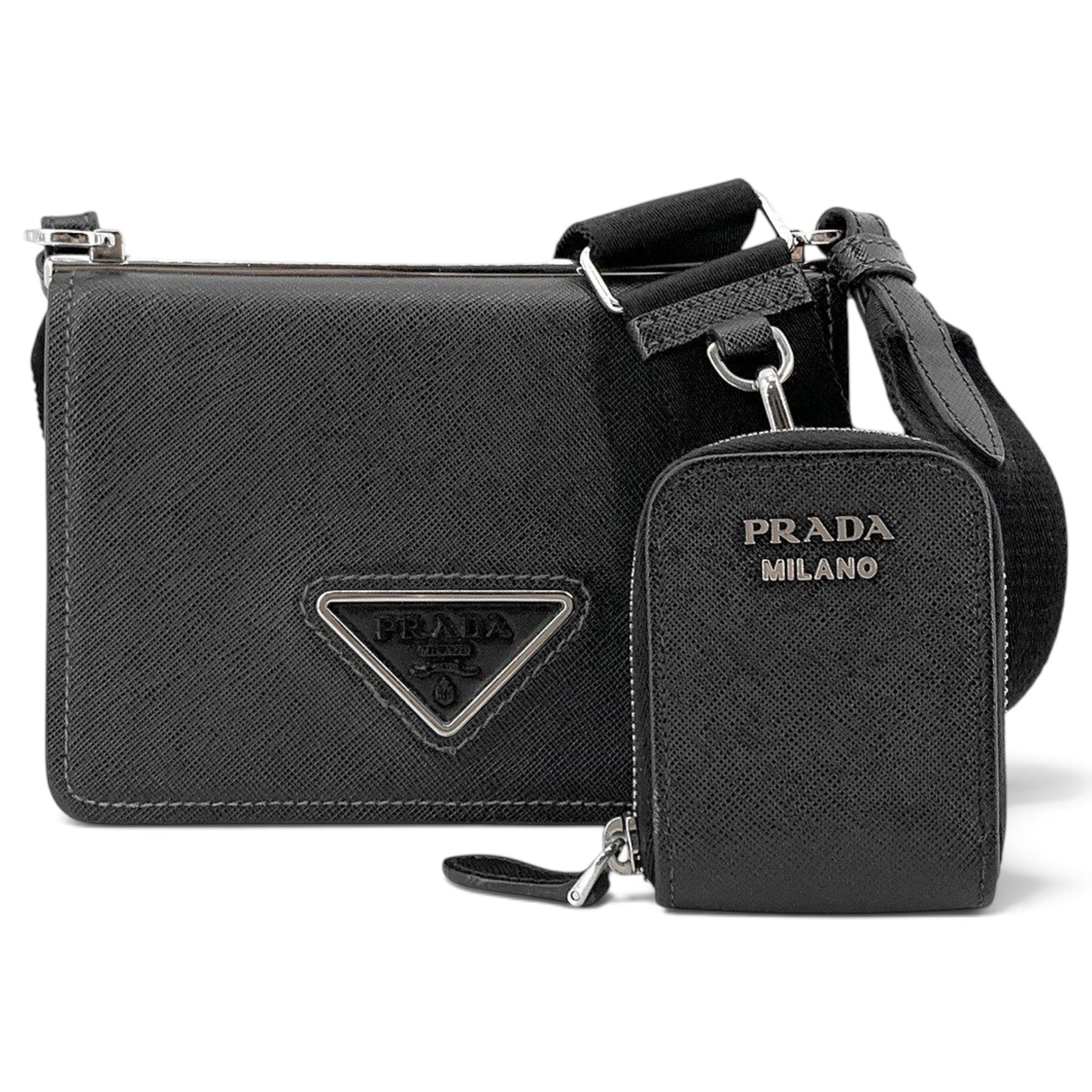 Leather crossbody bag