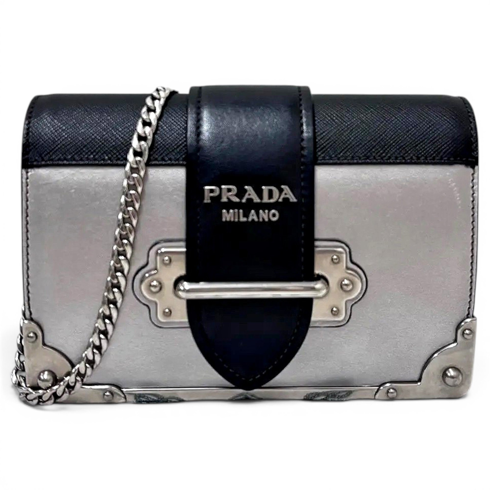Cahier leather crossbody bag