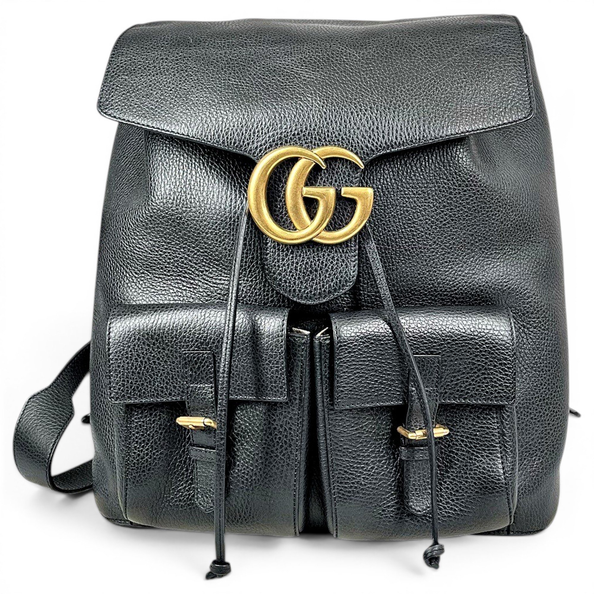 Leather backpack