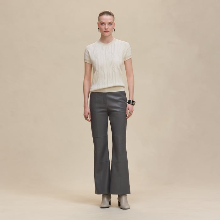 Blanc Naturel "Palefroi Remix" Short Sleeve Sweater