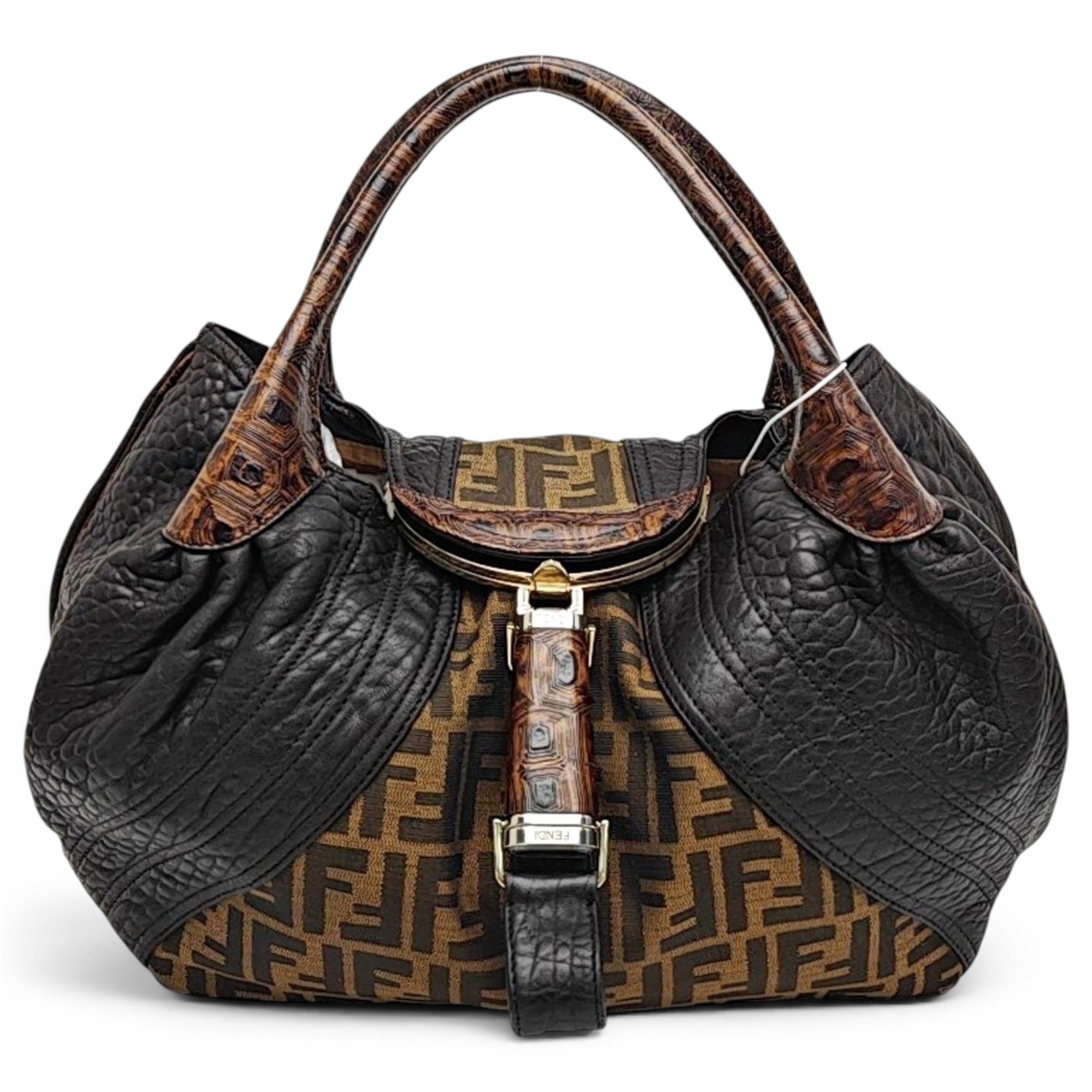 Spy cloth handbag
