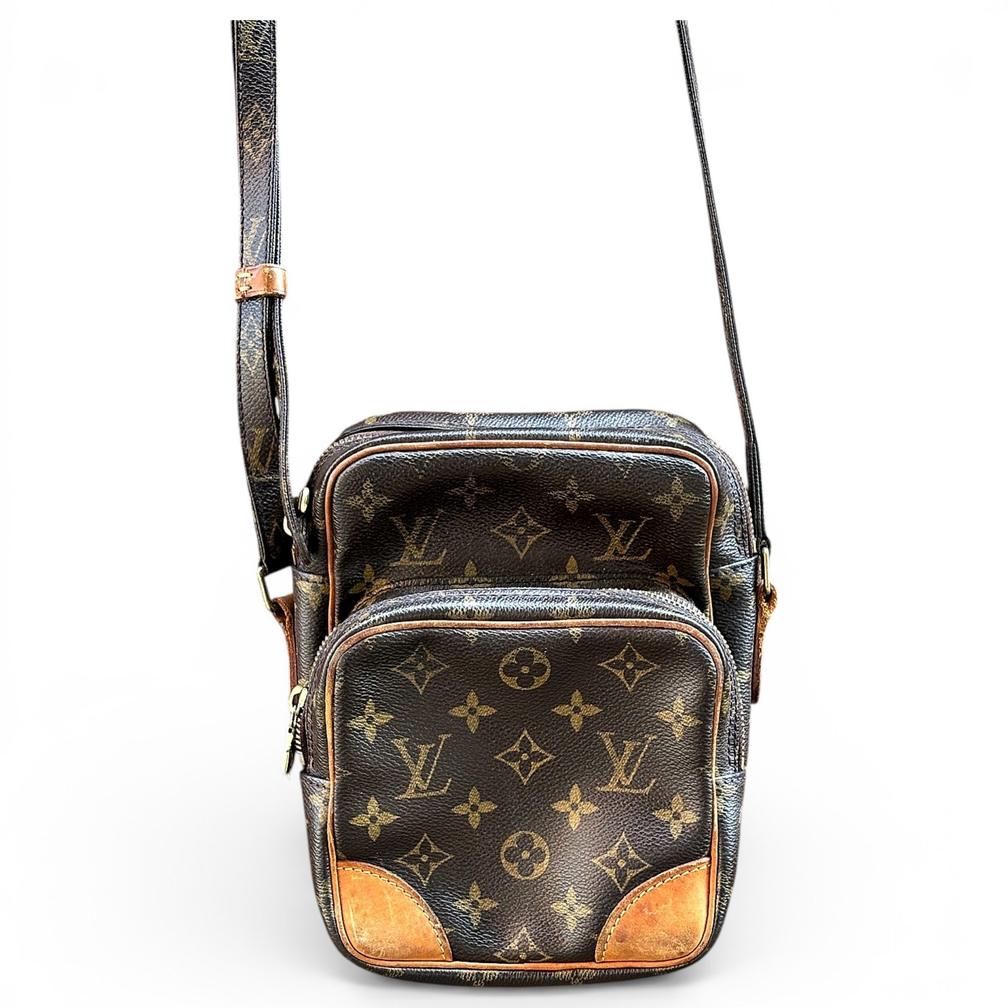 Amazon leather crossbody bag