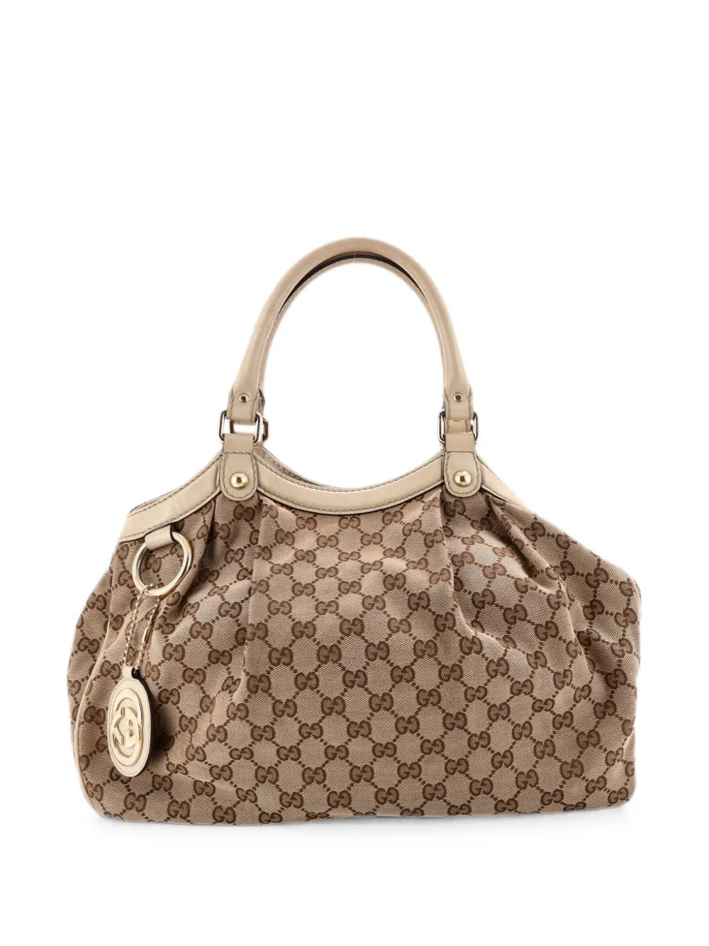 Sukey GG Canvas with Leather Medium tote bag