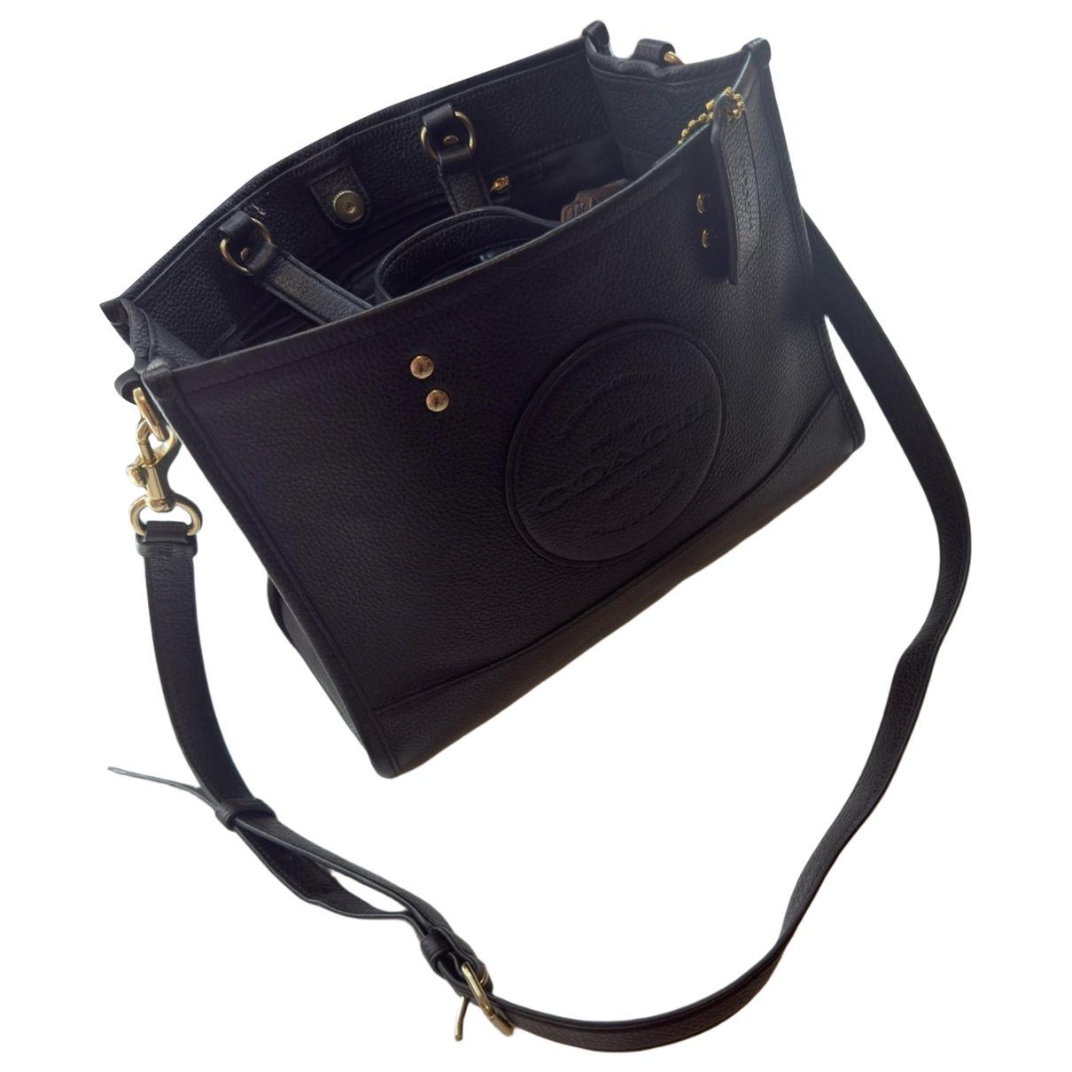 Leather tote