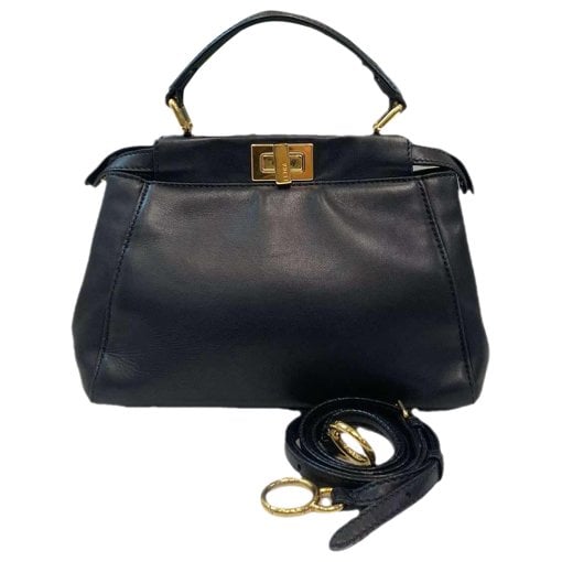 Peekaboo leather handbag