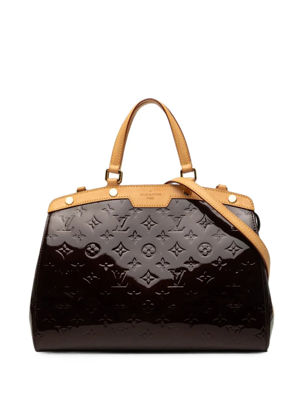 2014 Monogram Vernis Brea MM satchel