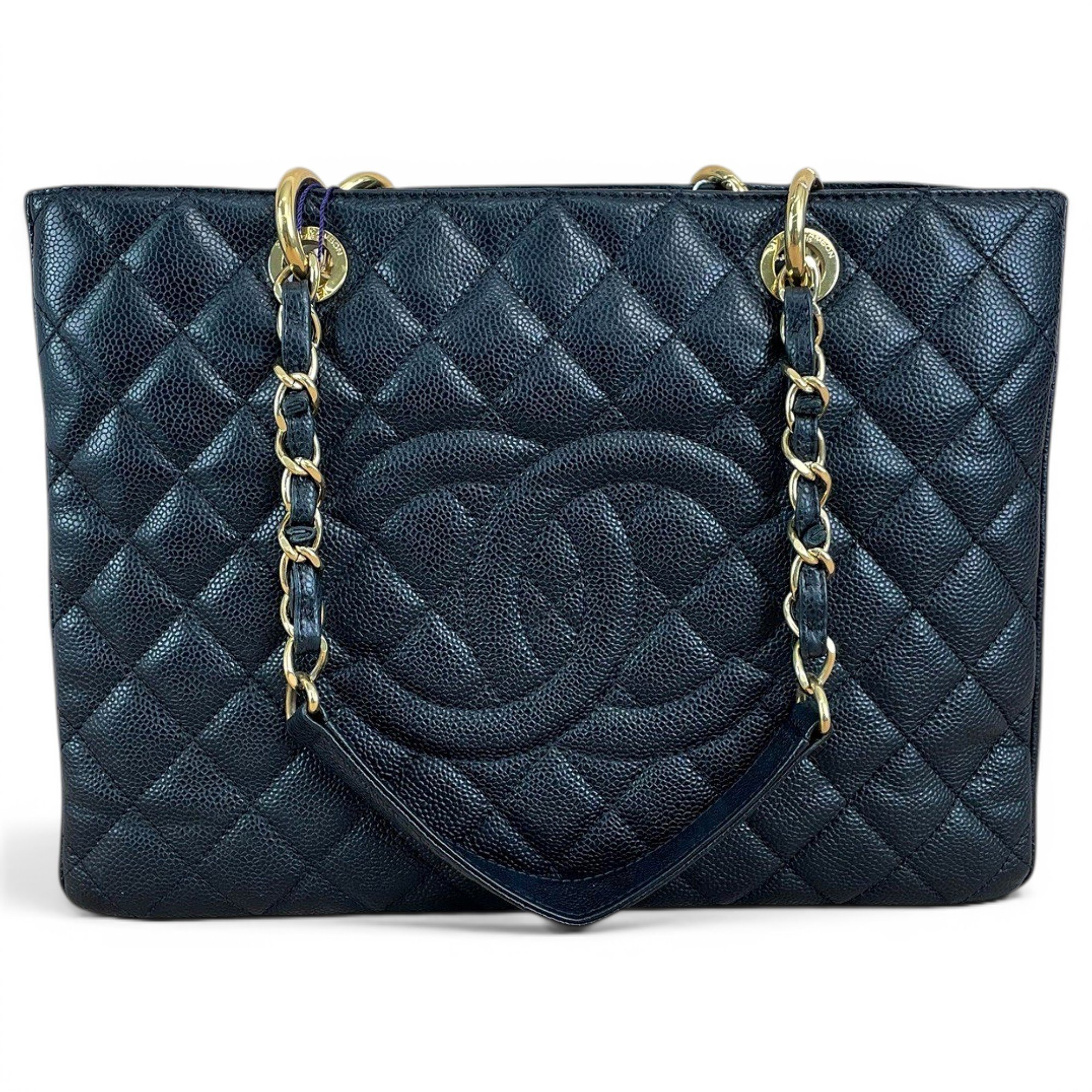 Grand shopping leather tote