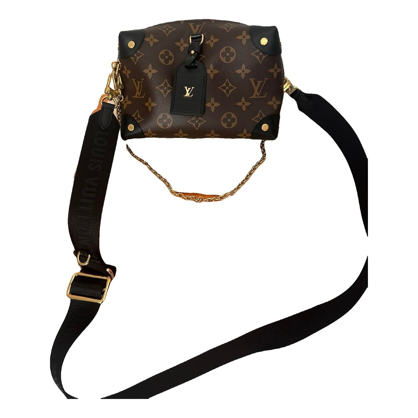 Louis Vuitton Petite Malle Souple leather bag