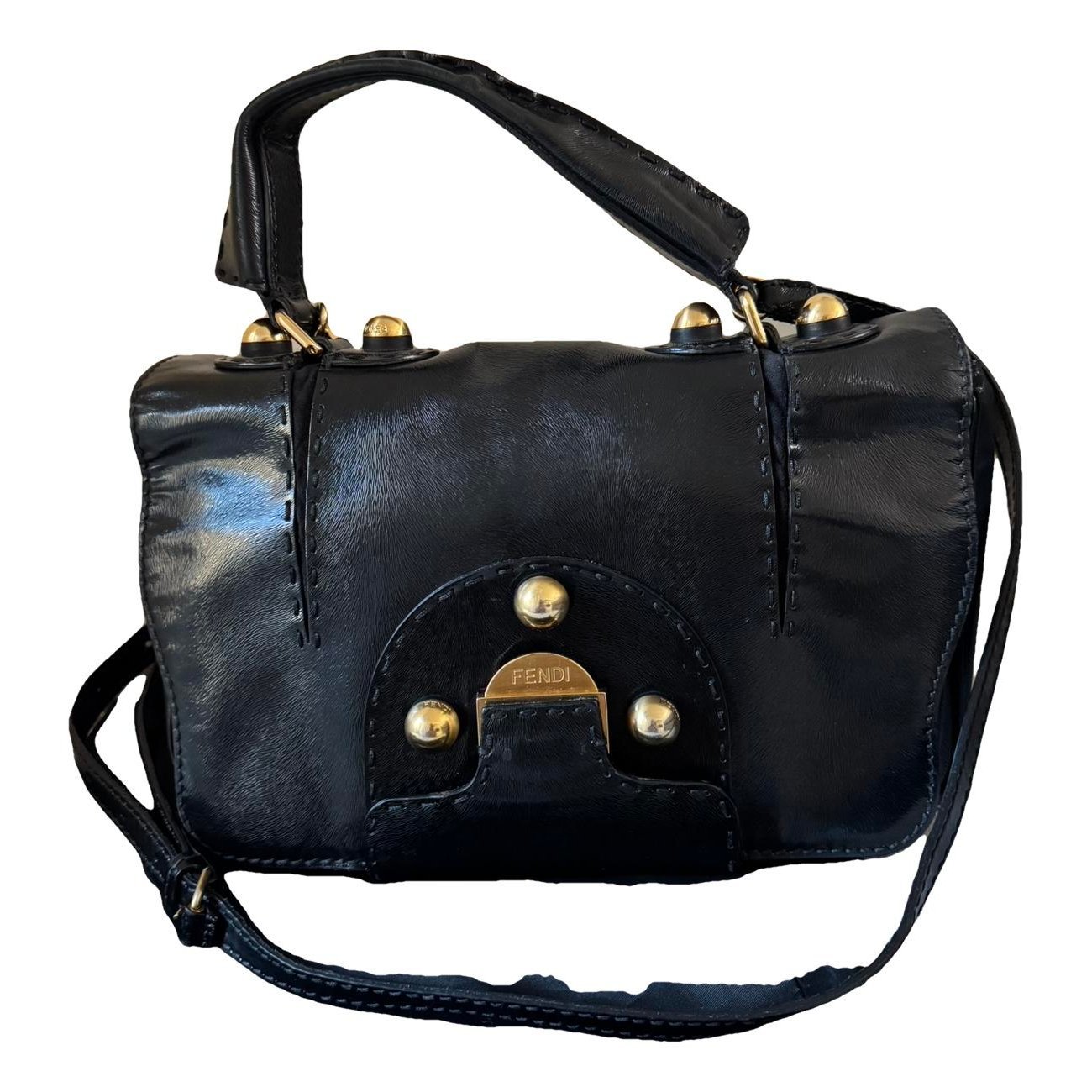 Leather crossbody bag