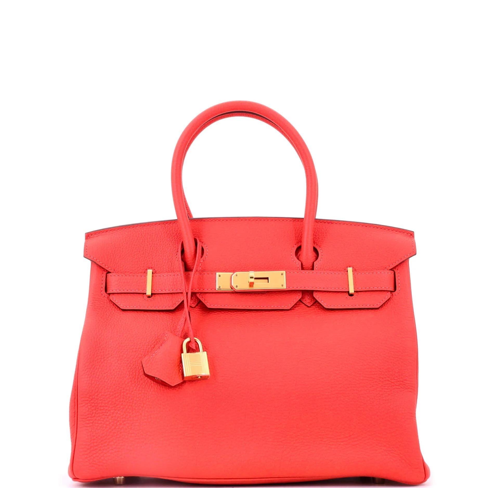 Birkin 30 leather tote
