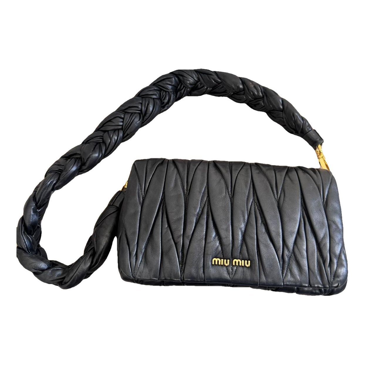 Matelassé leather handbag