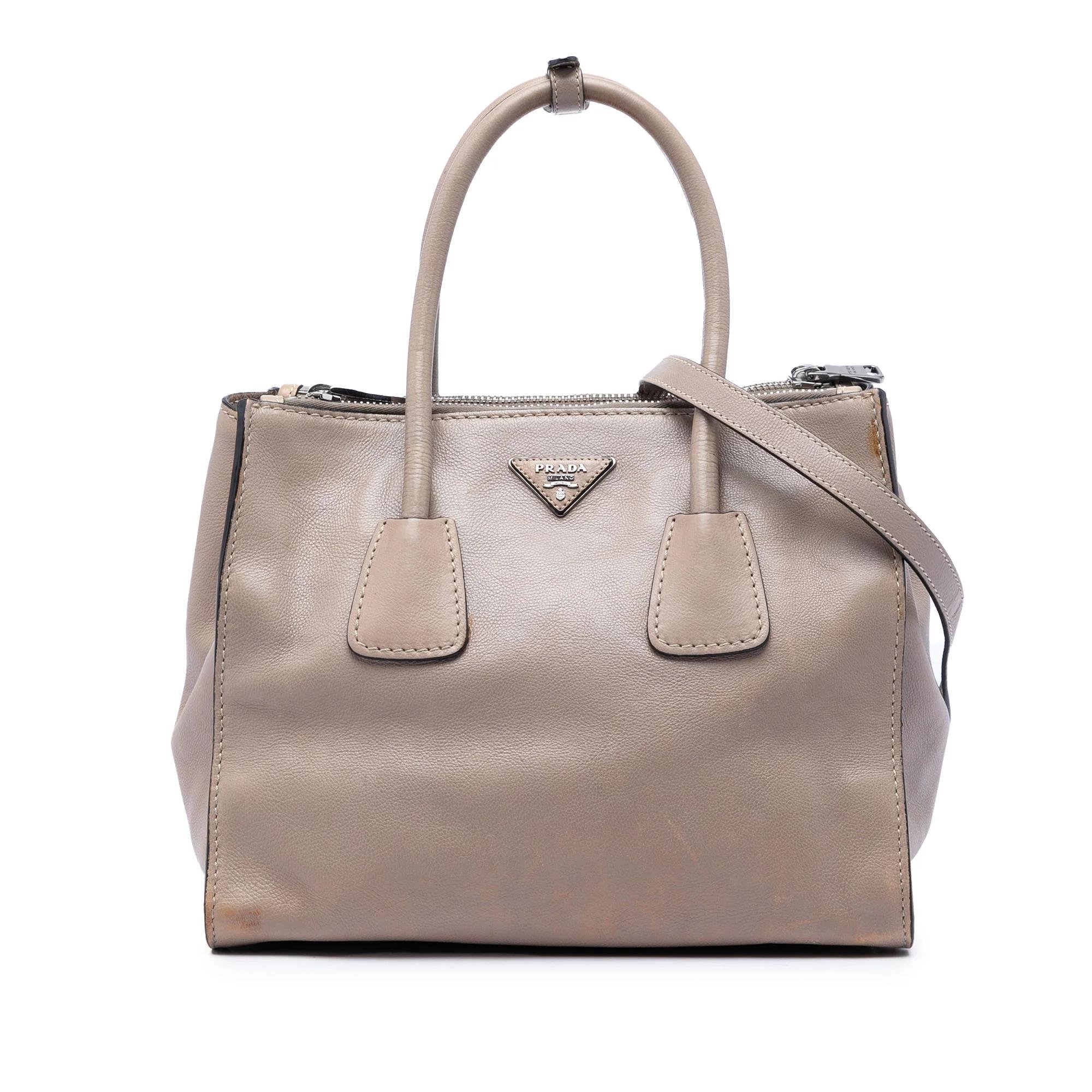 Double pony-style calfskin handbag