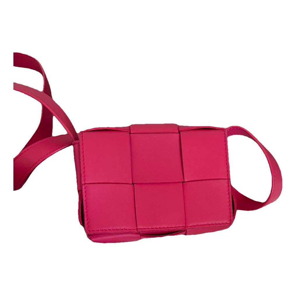 Cassette leather crossbody bag