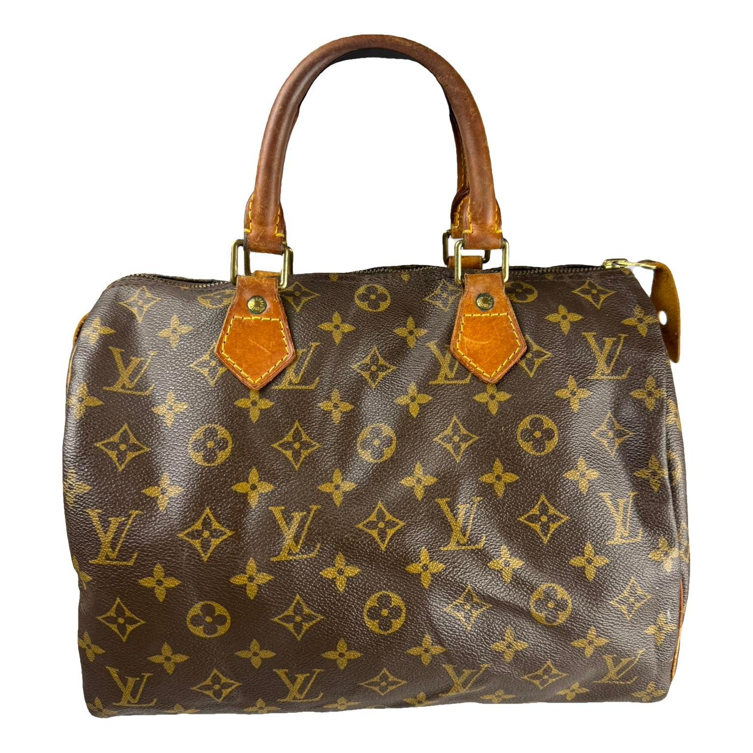 Speedy leather handbag