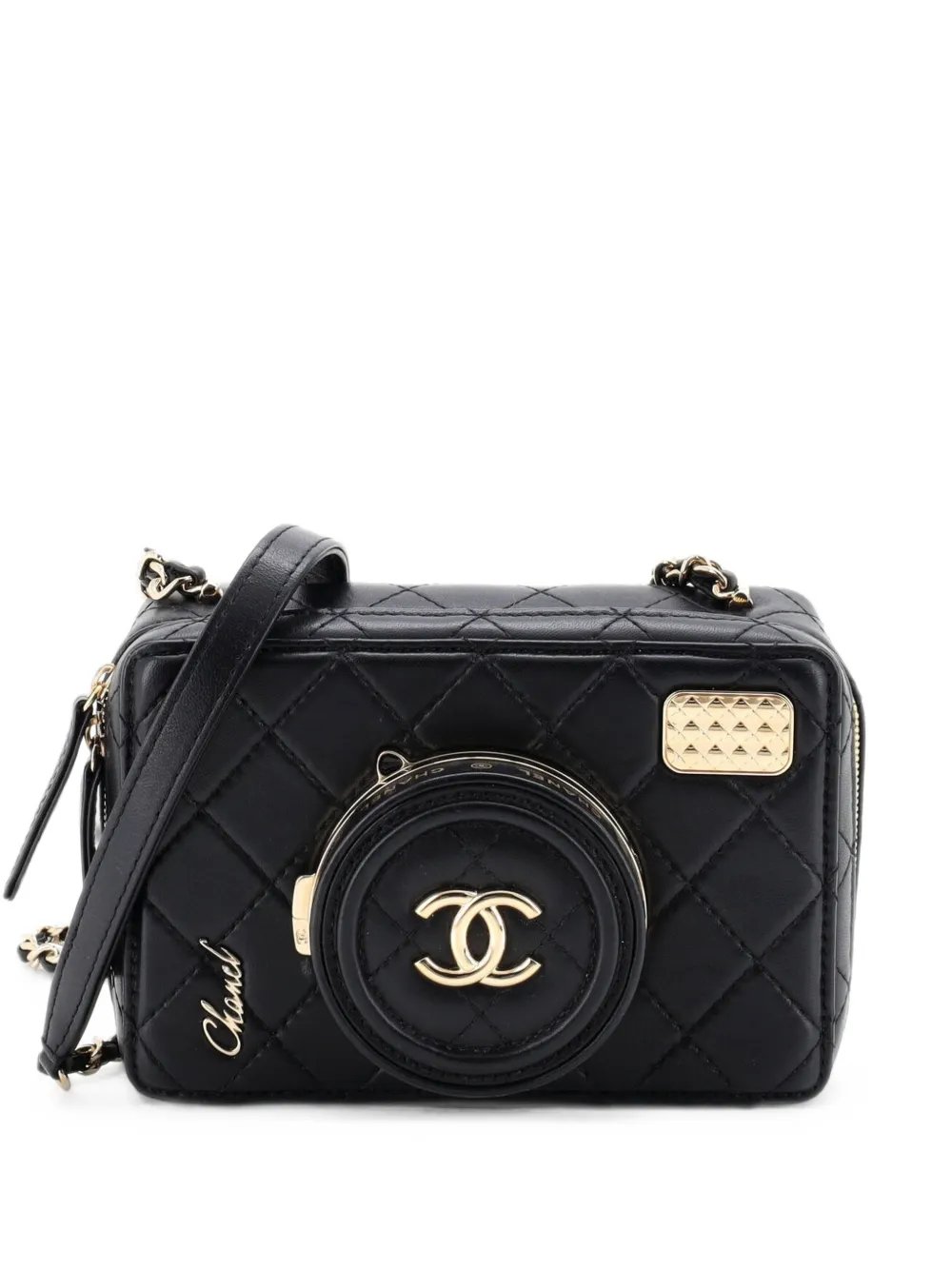 Chanel Coco Click Camera Bag Quilted Lambskin crossbody bag