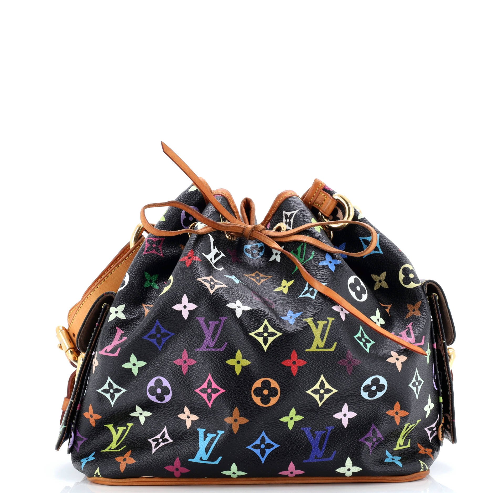 Louis Vuitton Petit Noe Handbag Monogram Multicolor