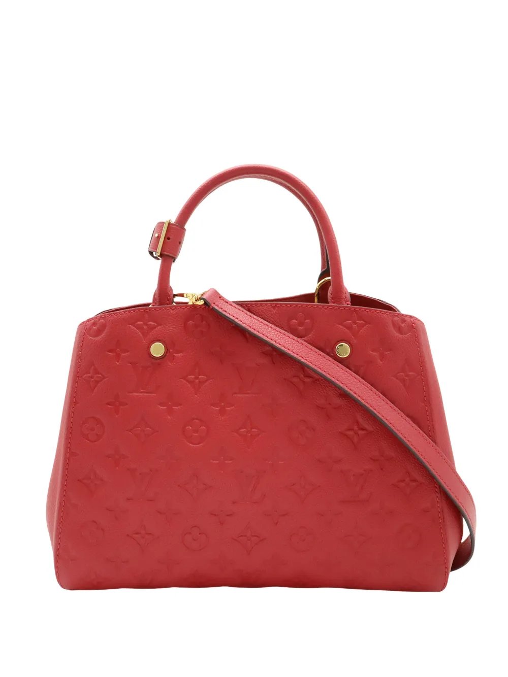 Louis Vuitton 2015 Monogram Empreinte Montaigne MM satchel