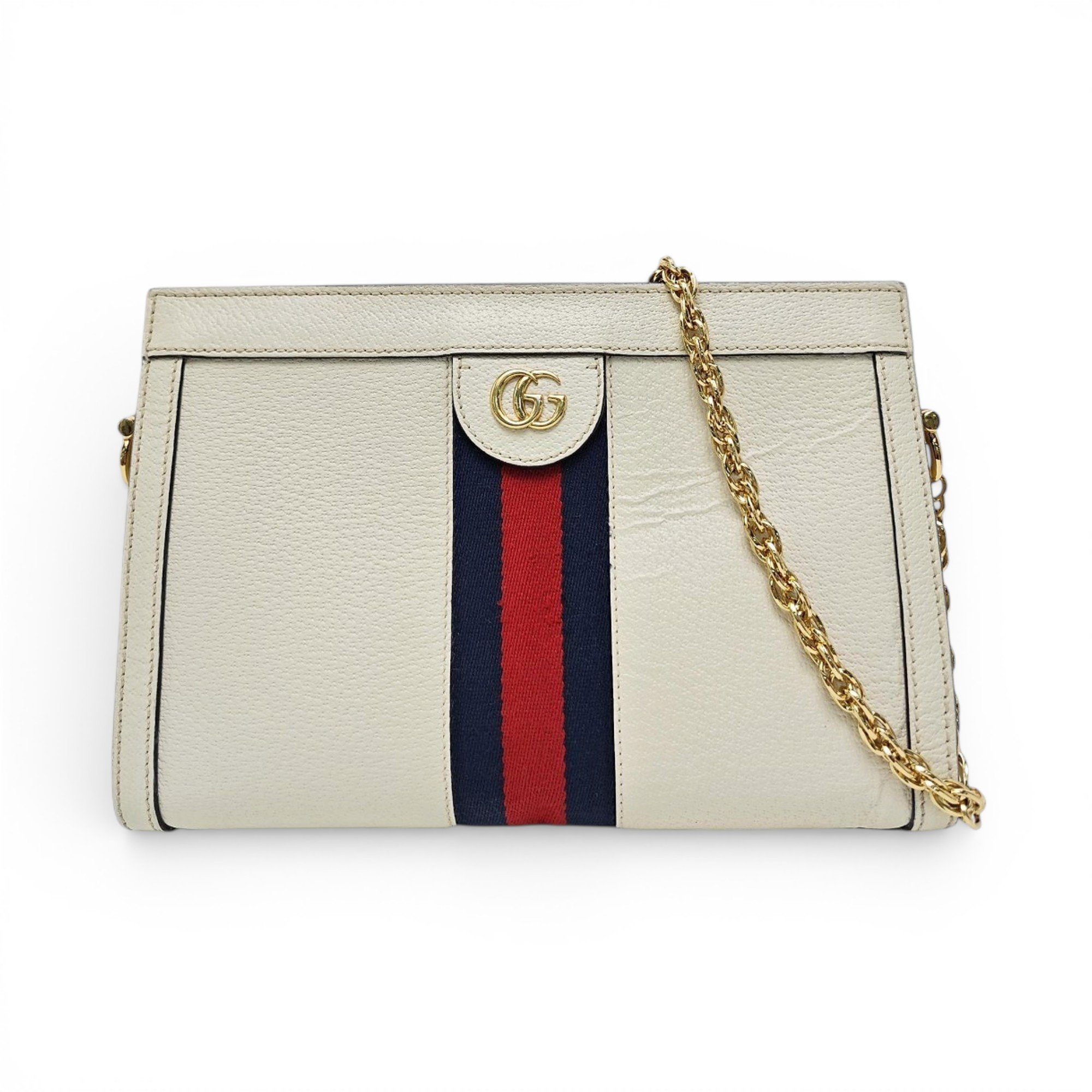 Ophidia Chain leather handbag