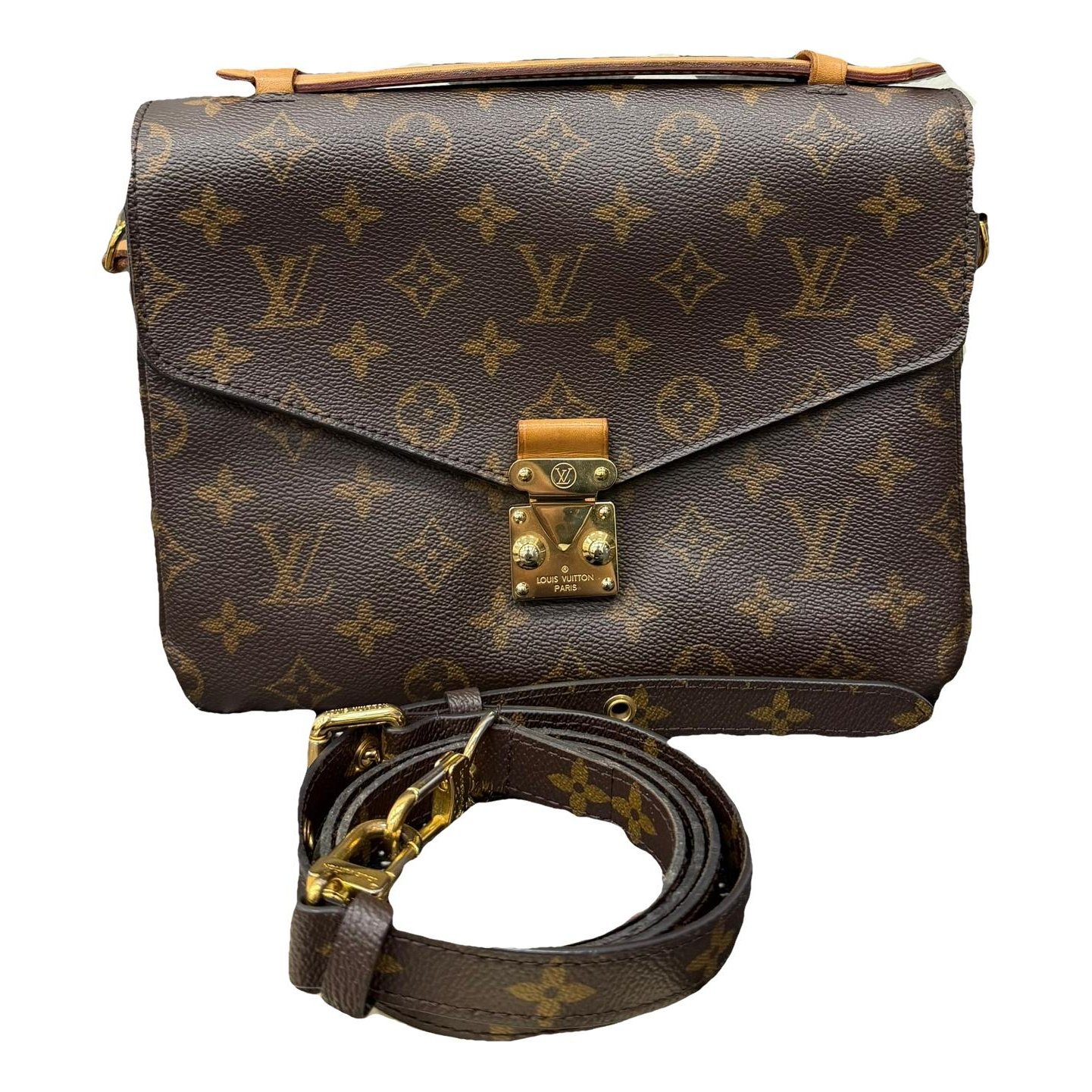 Metis leather handbag