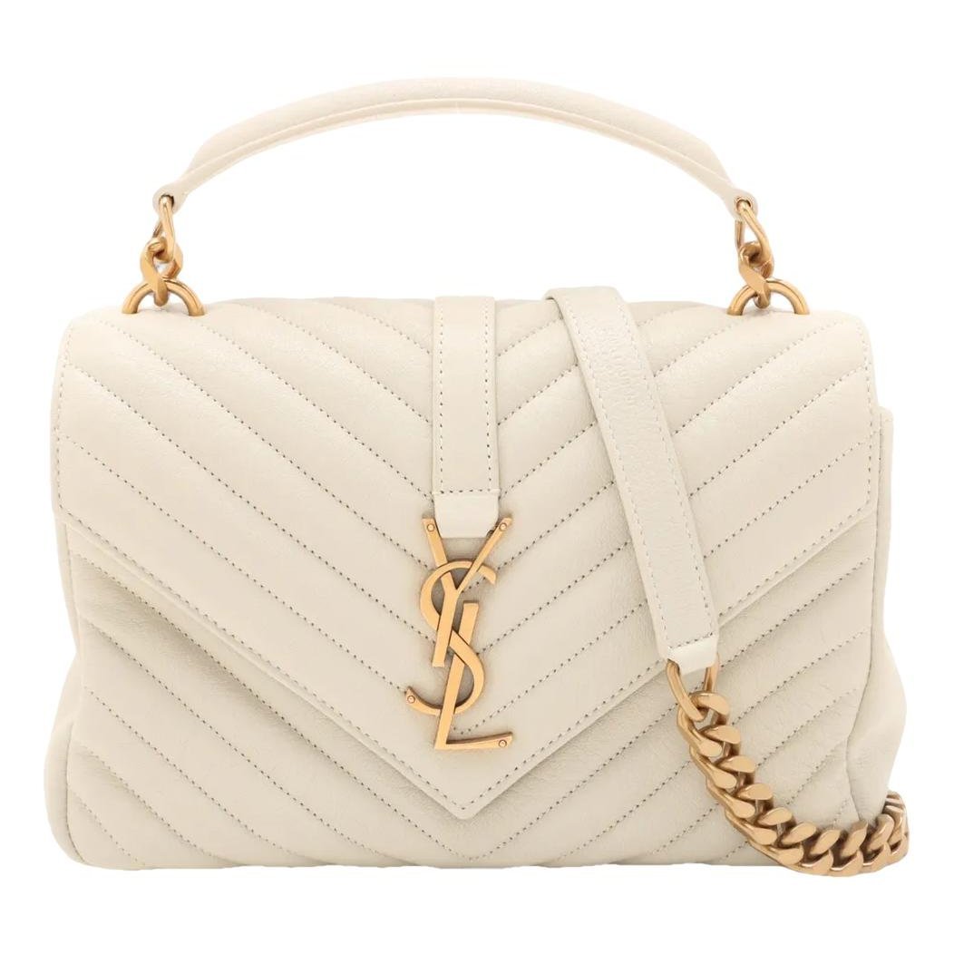 Collége monogramme leather handbag