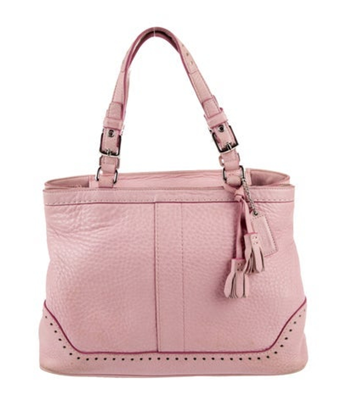 Coach Leather Top Handle Bag