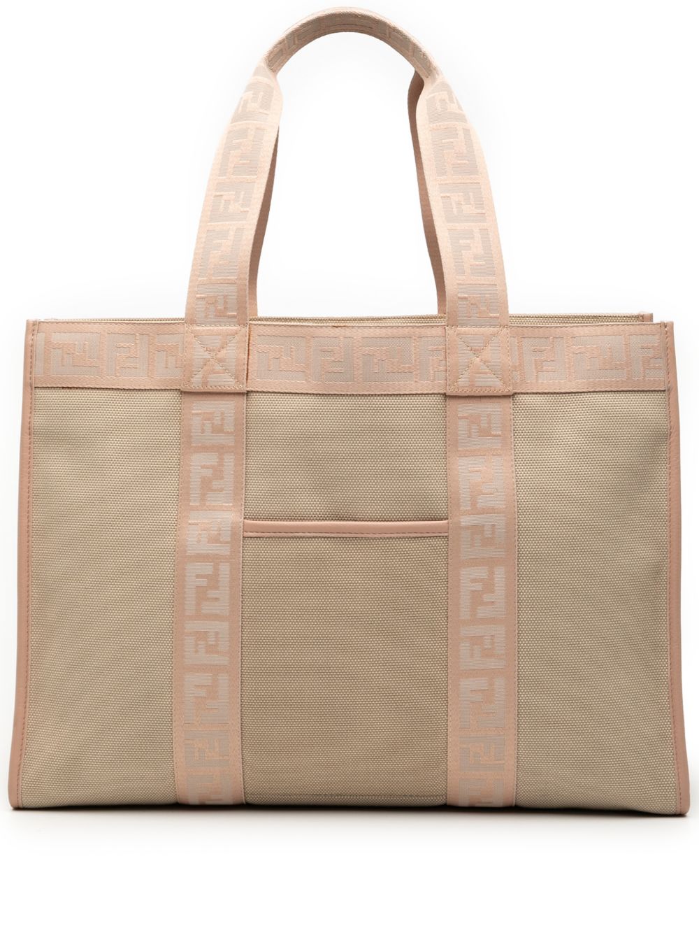 2010-2026 Zucca Trimmed Canvas tote bag