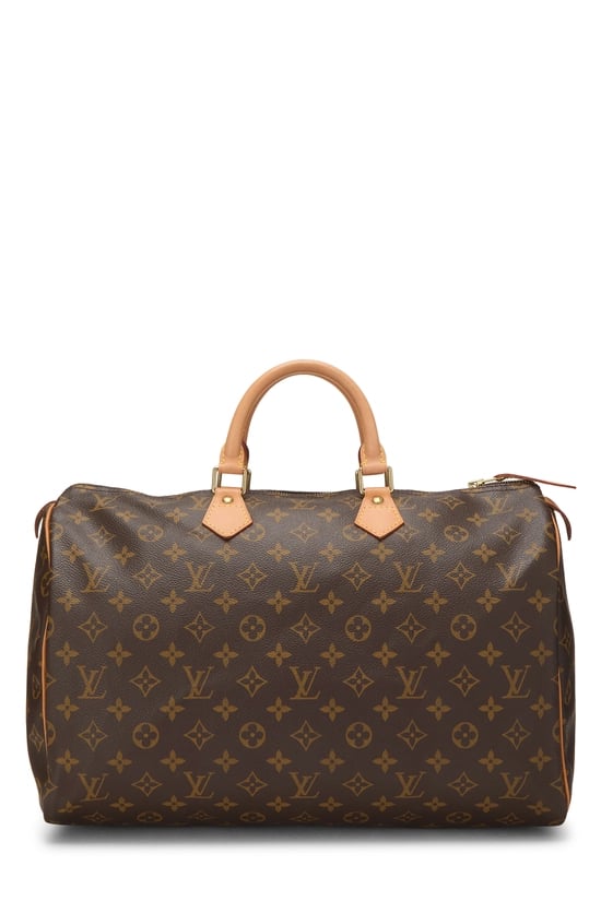Monogram Canvas Speedy 40
