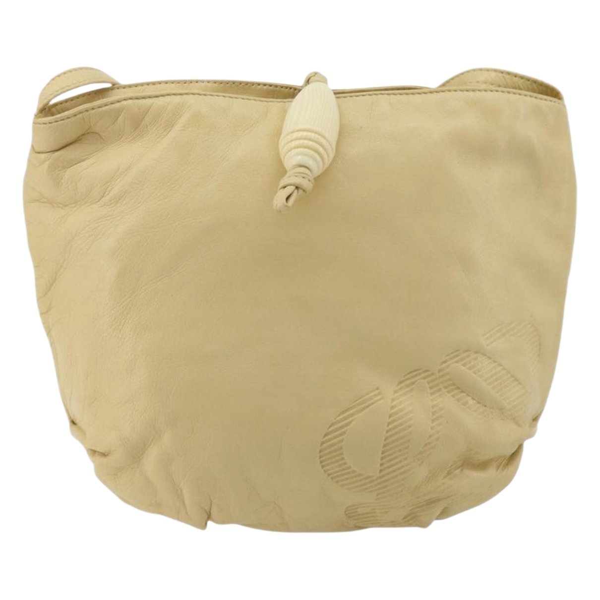 Anagram leather handbag