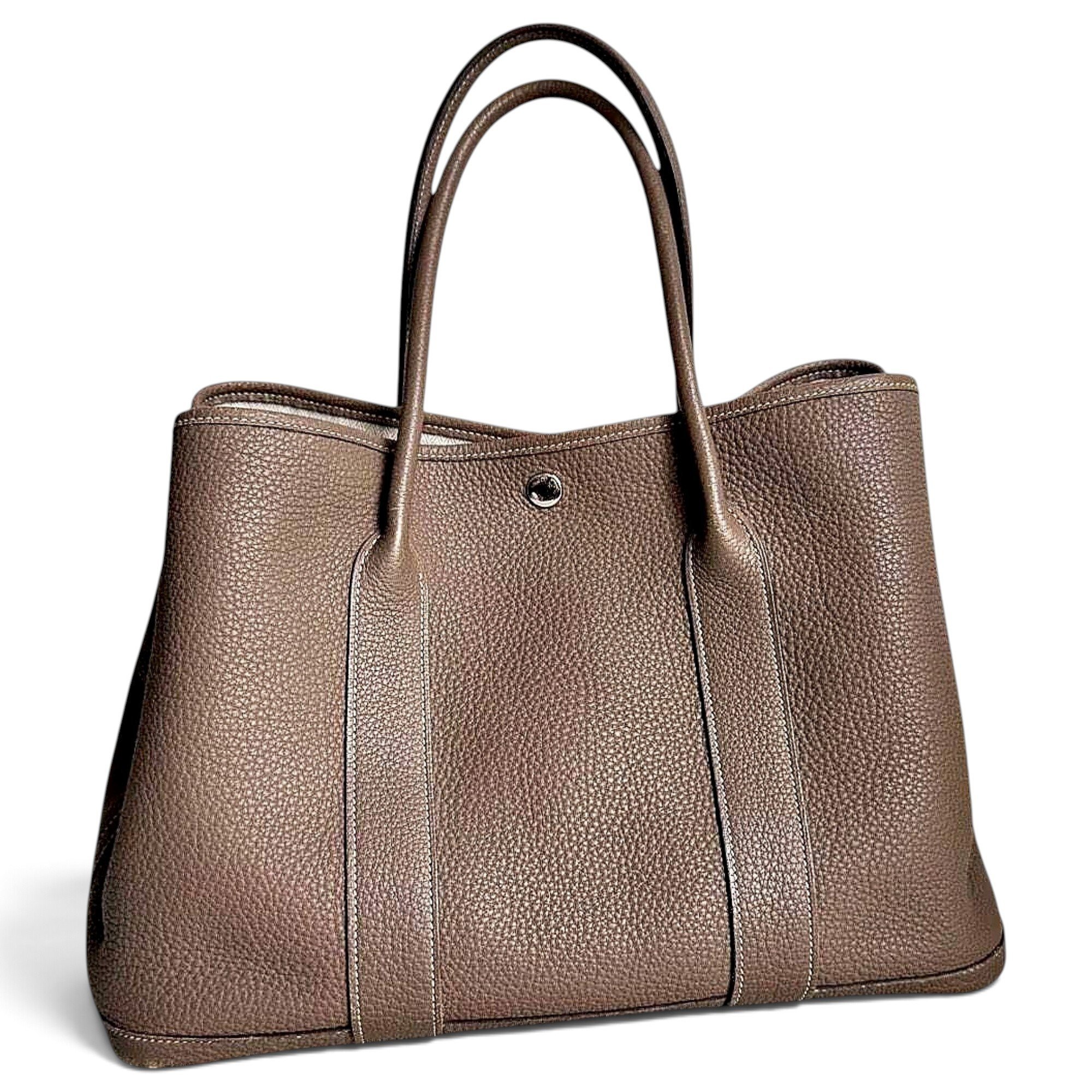 Garden Party leather handbag
