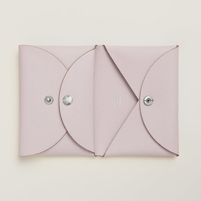 Mauve Pâle Calvi Duo Card Holder