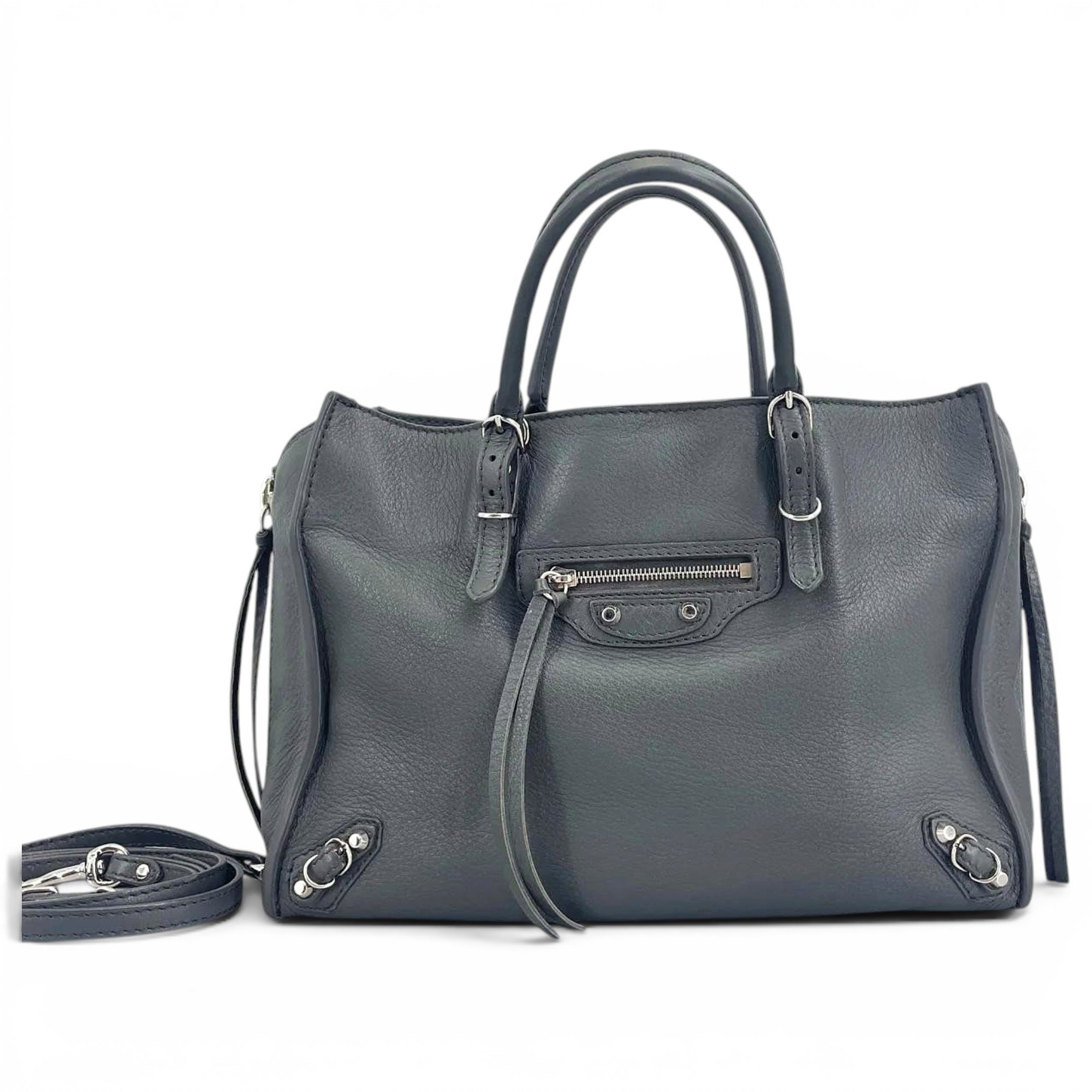 Papier leather tote