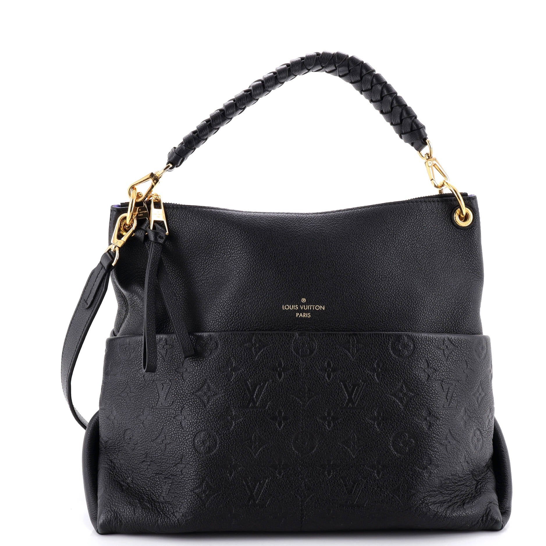 Maida leather handbag
