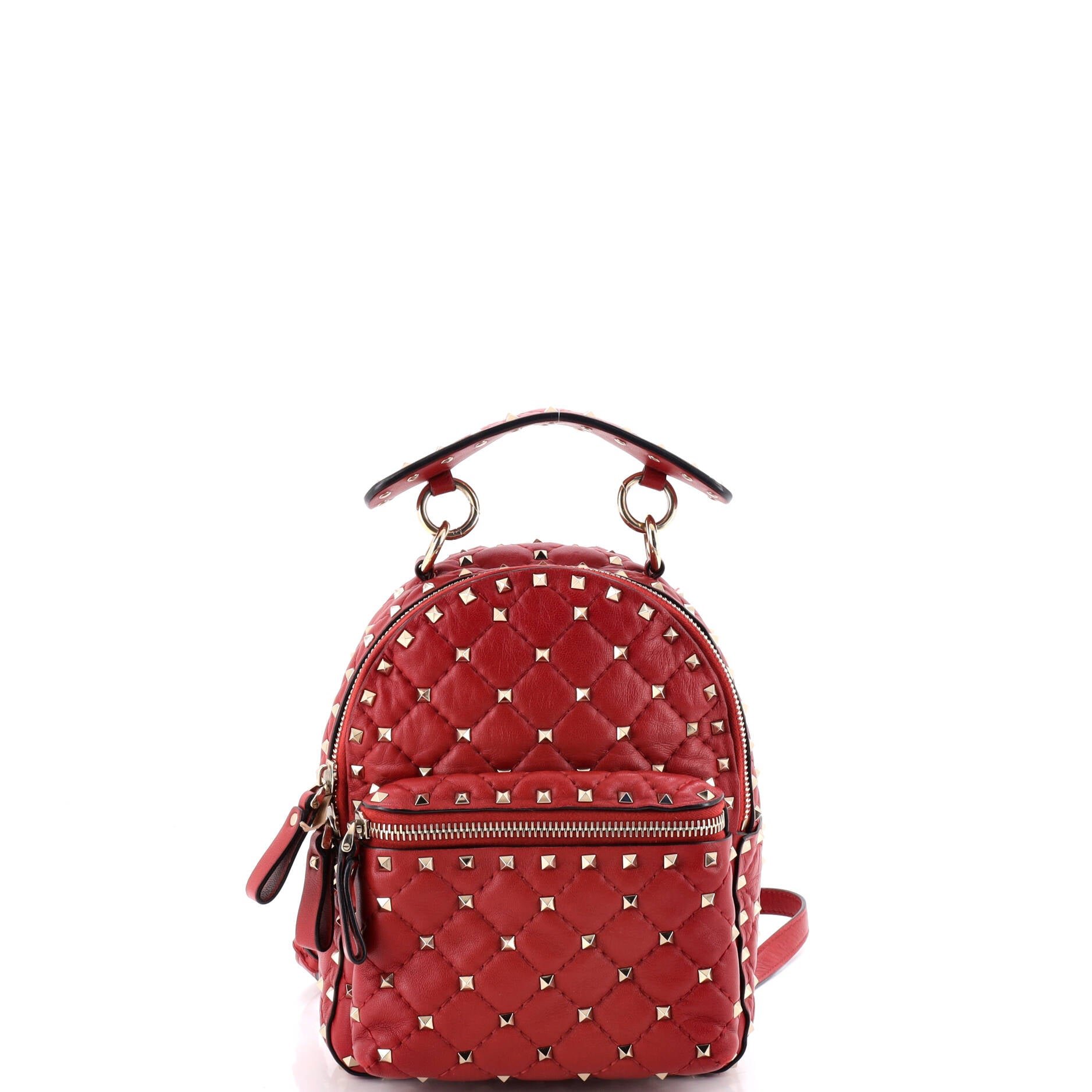 Rockstud Spike Backpack Quilted Leather Mini
