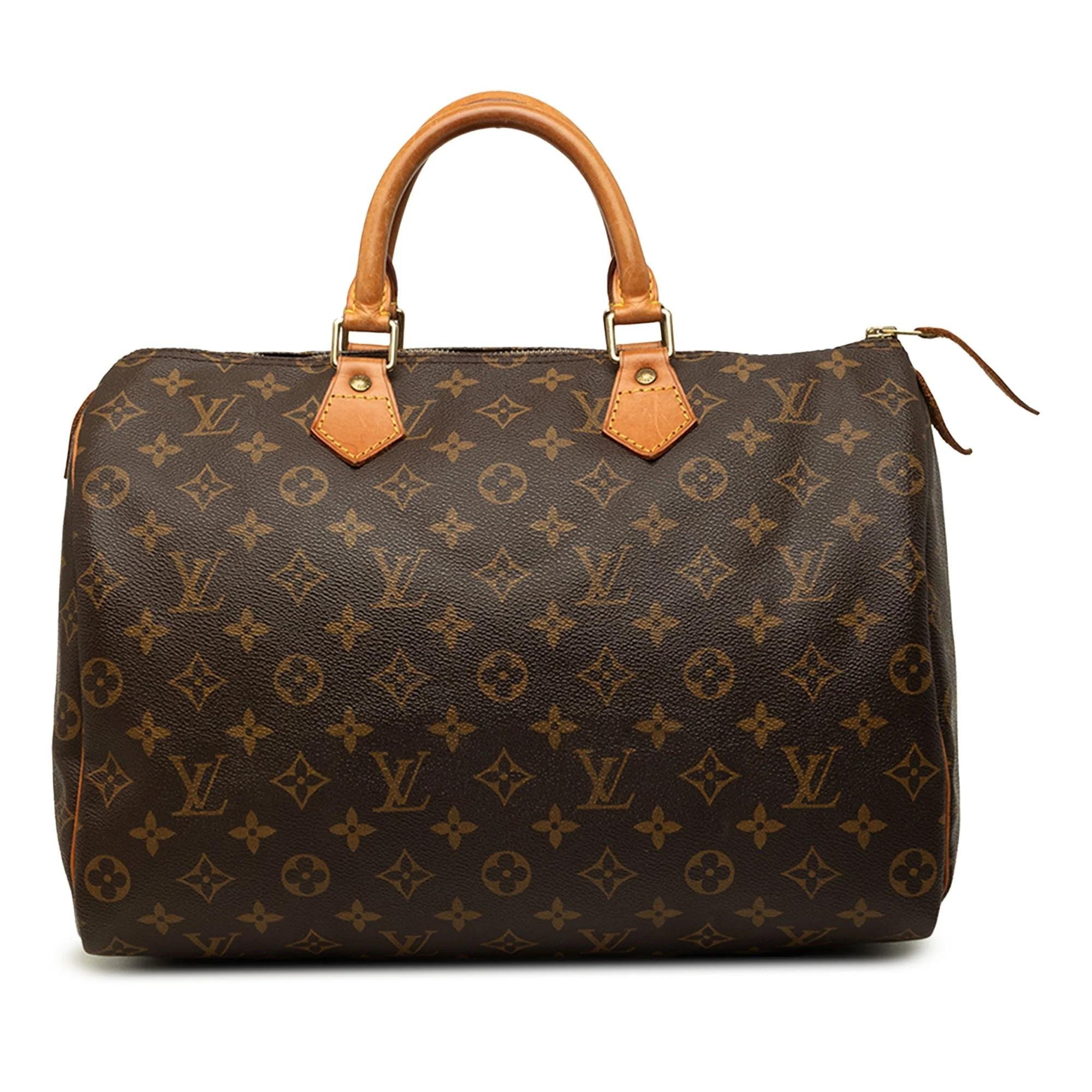 Speedy leather bag