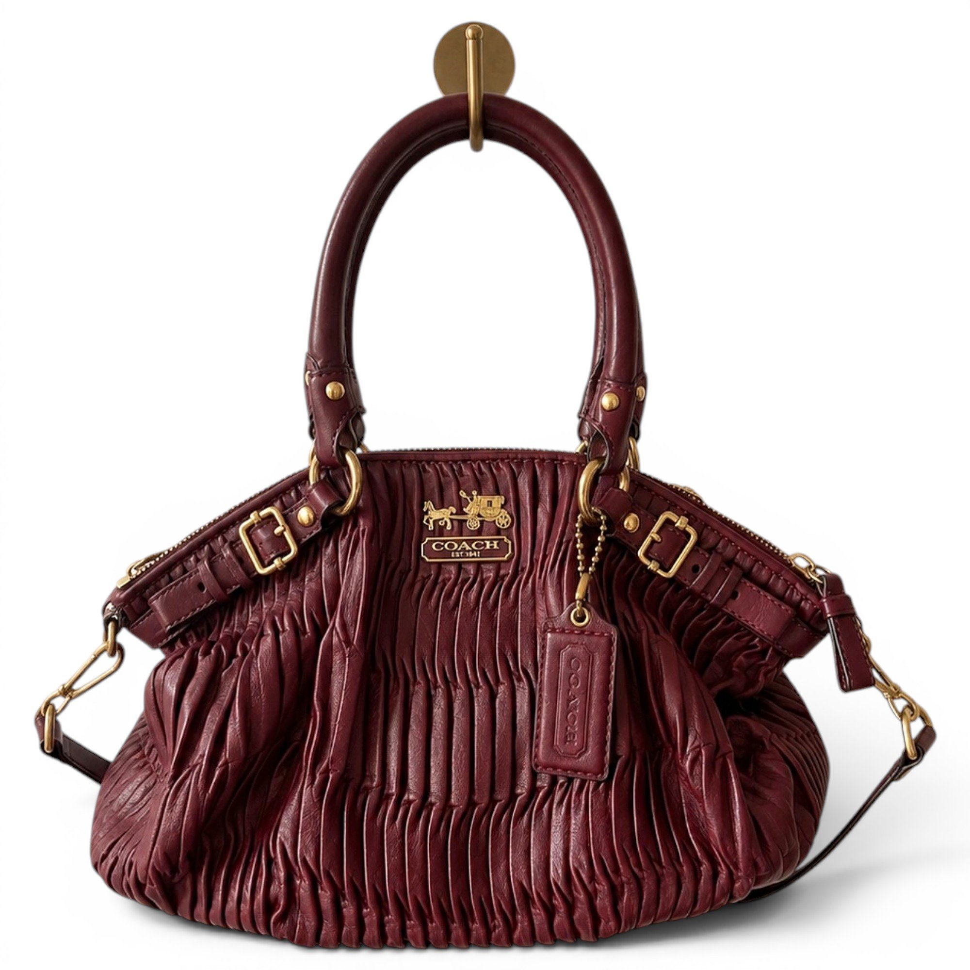 Madison leather handbag