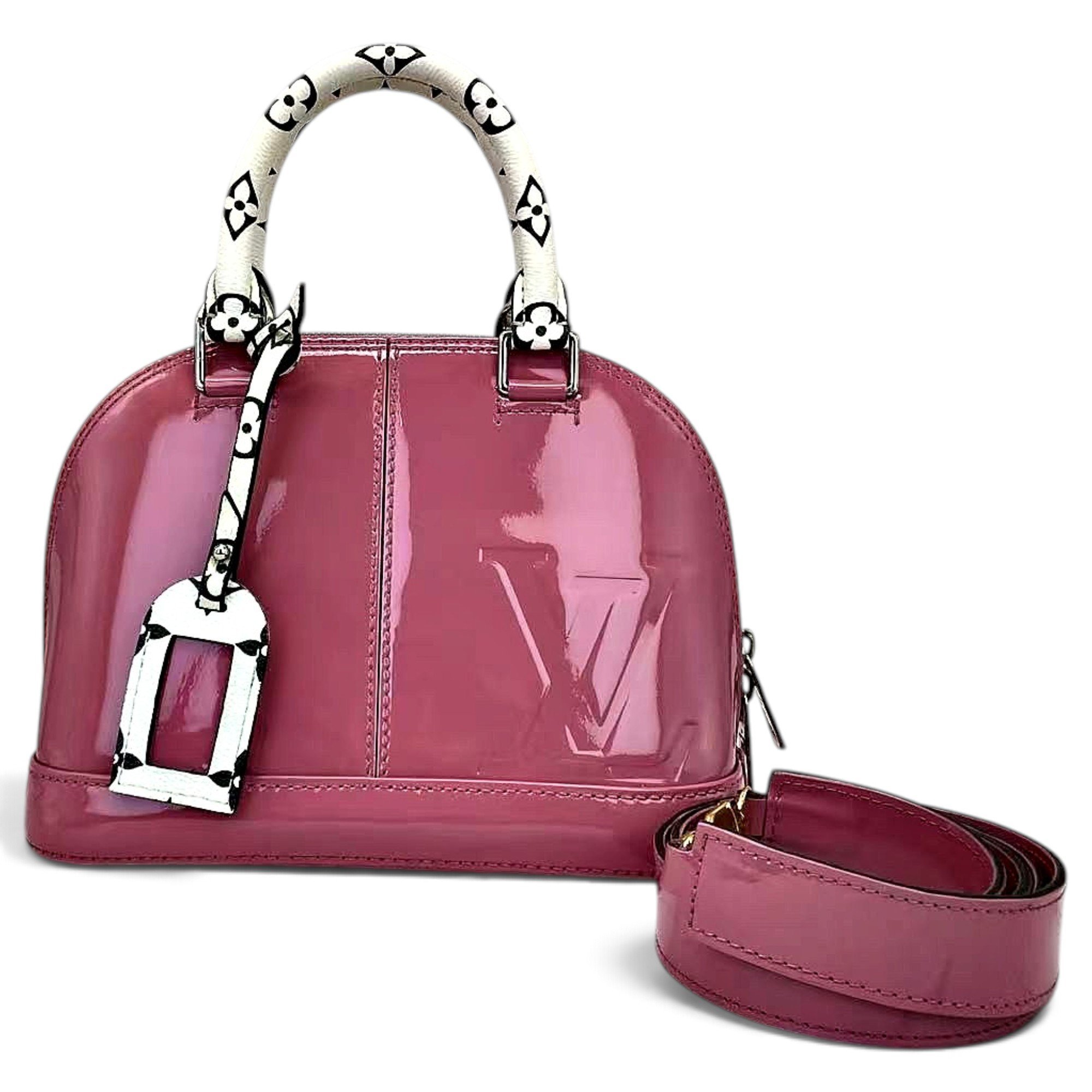 Alma patent leather handbag