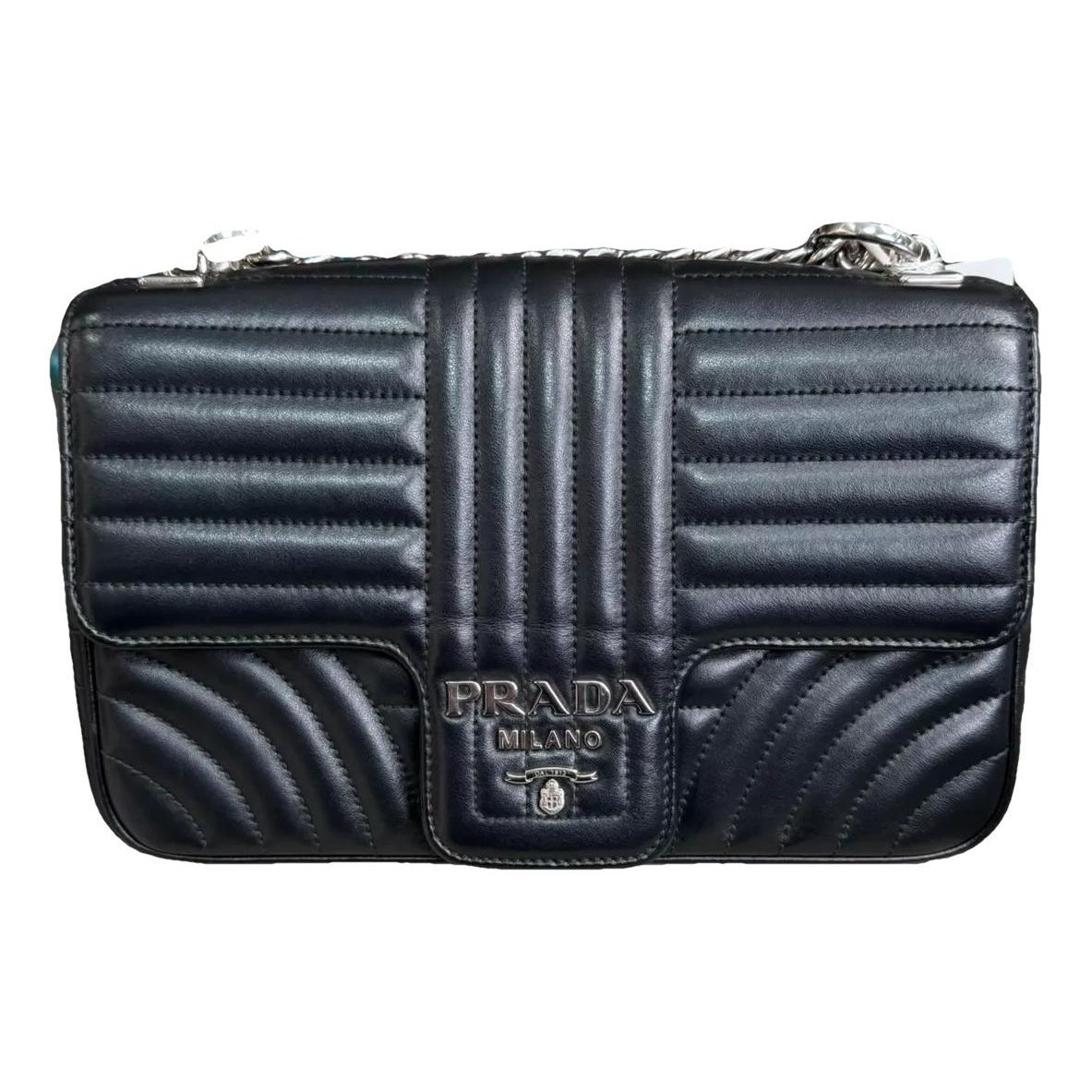 Diagramme leather handbag
